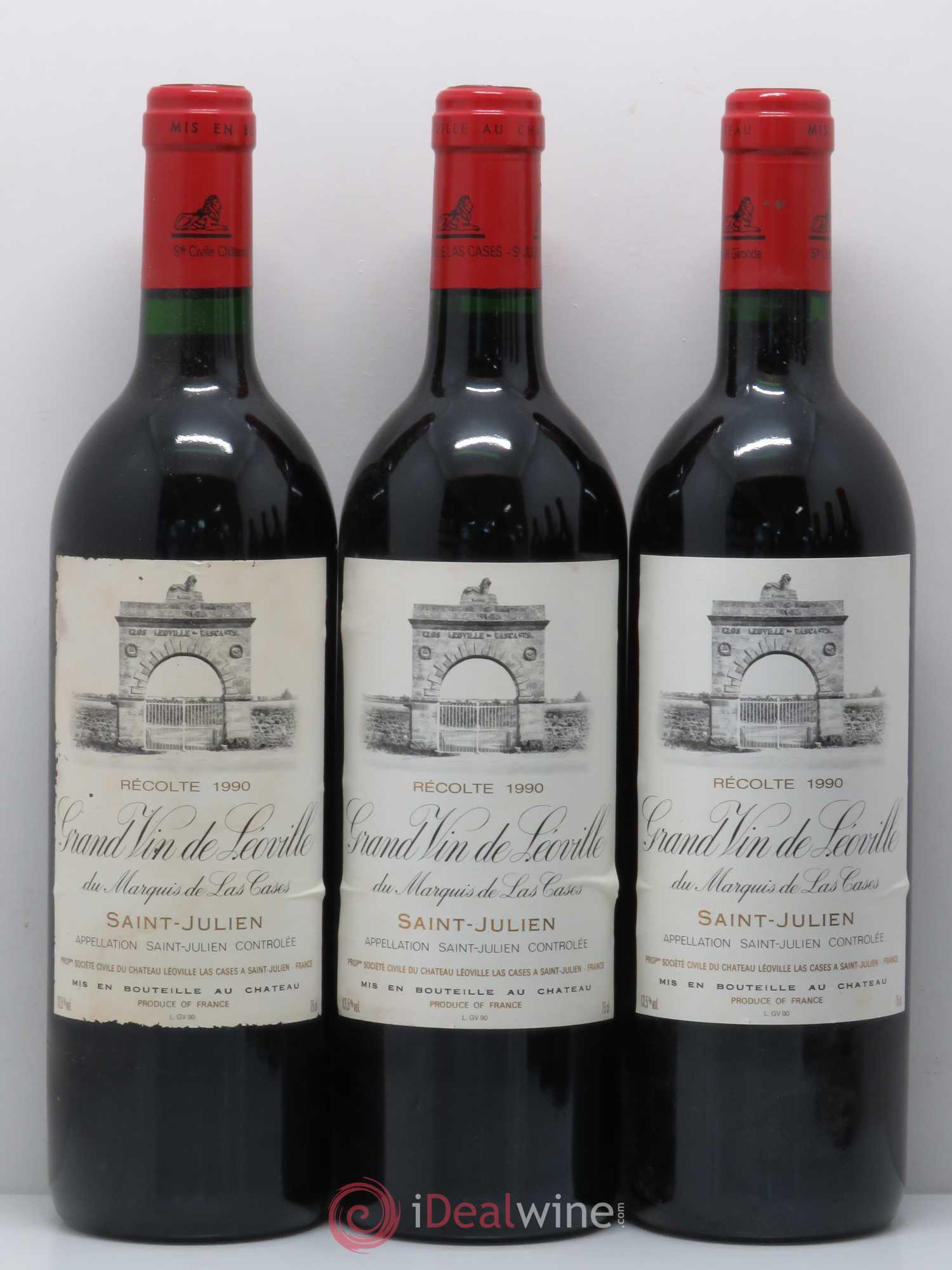 Château Léoville Las Cases 2ème Grand Cru Classé 1990 - Lot de 6 bouteilles - 2