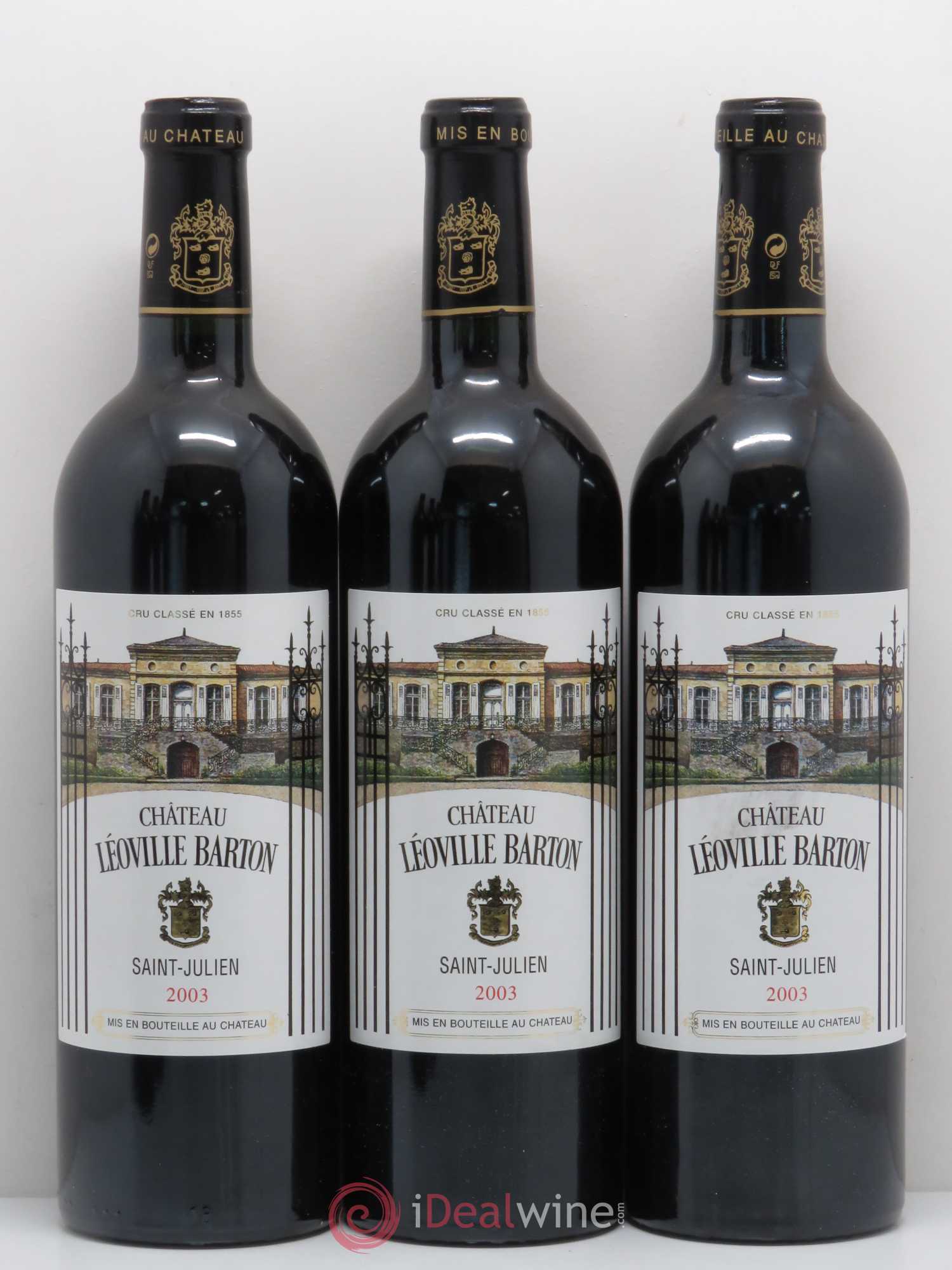 Château Léoville Barton 2ème Grand Cru Classé 2003 - Lot de 6 bouteilles - 2