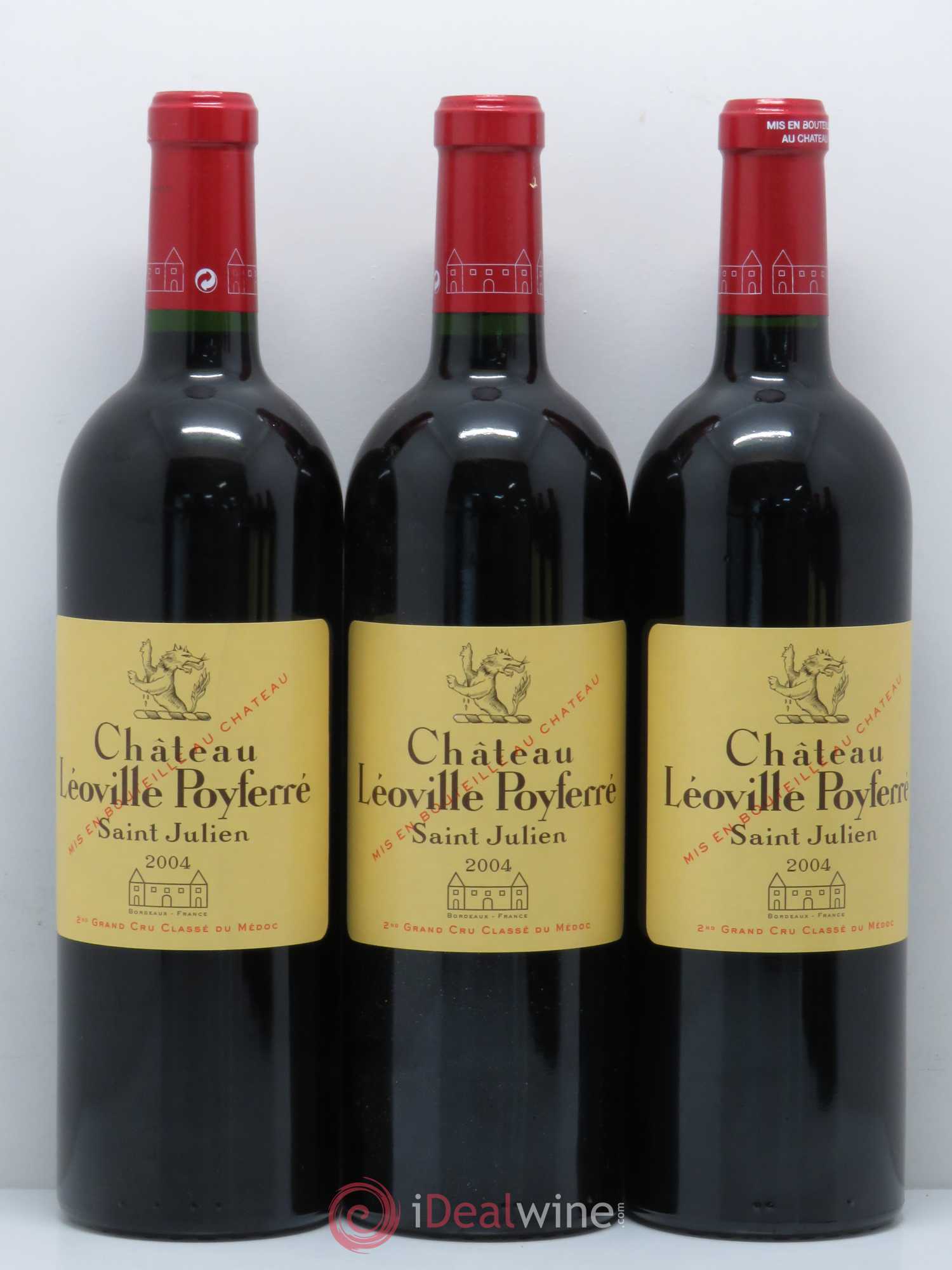 Château Léoville Poyferré 2ème Grand Cru Classé 2004 - Lot de 6 bouteilles - 2