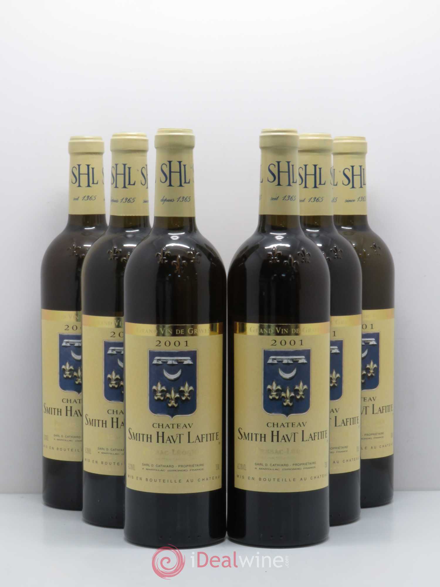 Château Smith Haut Lafitte 2001 - Lot de 6 bouteilles - 0