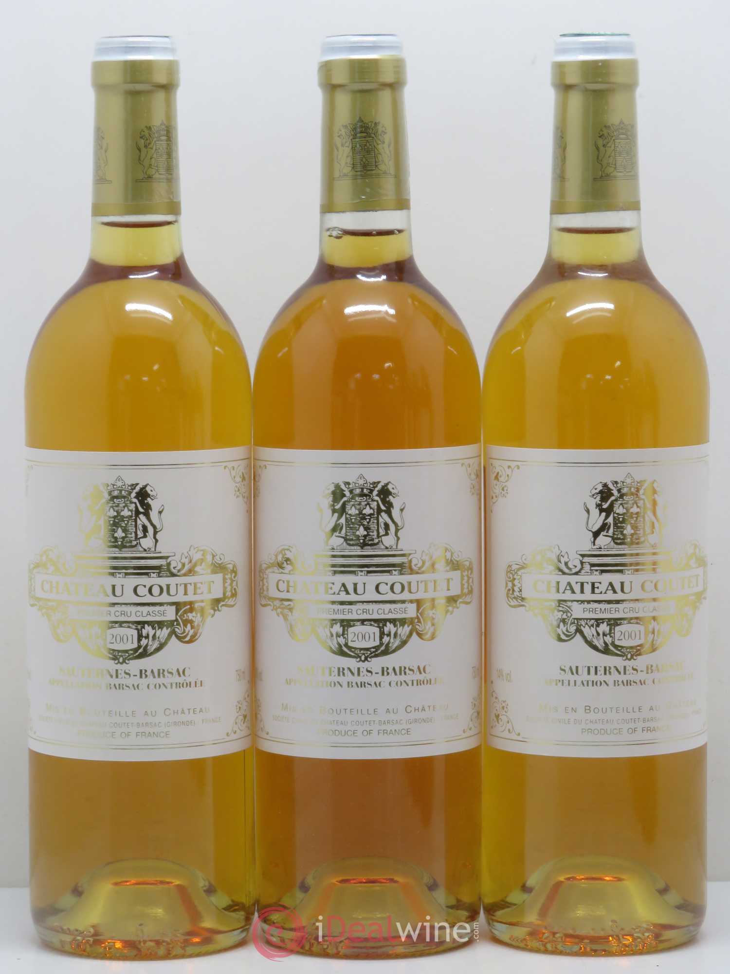 Château Coutet 1er Grand Cru Classé 2001 - Lotto di 6 bottiglie - 2