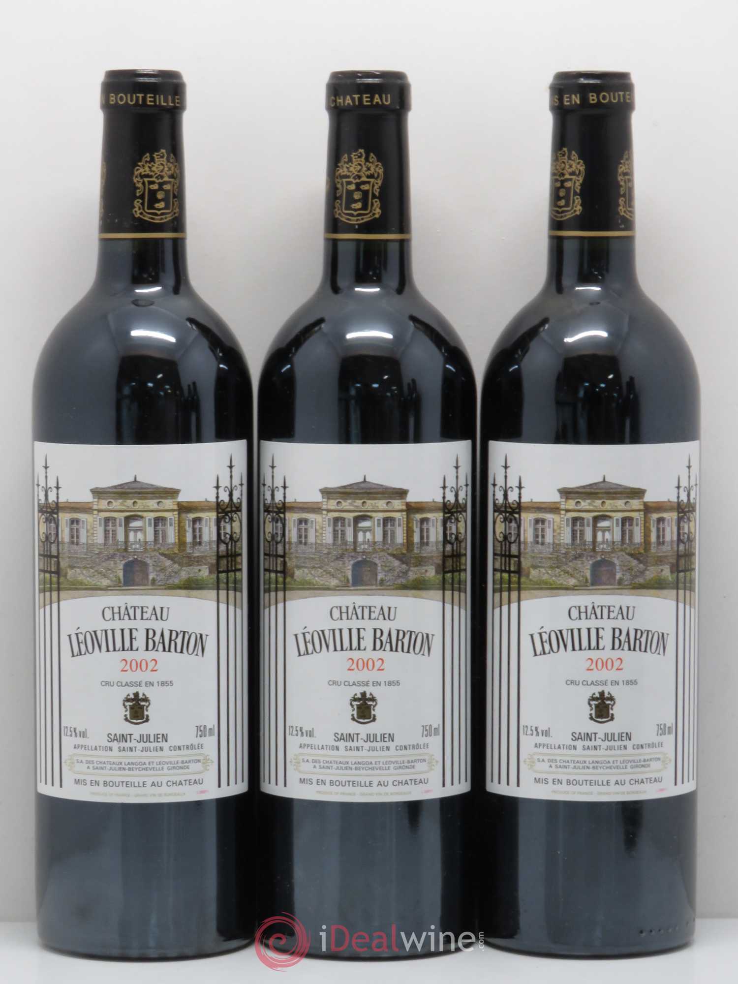 Château Léoville Barton 2ème Grand Cru Classé 2002 - Lot de 6 bouteilles - 2