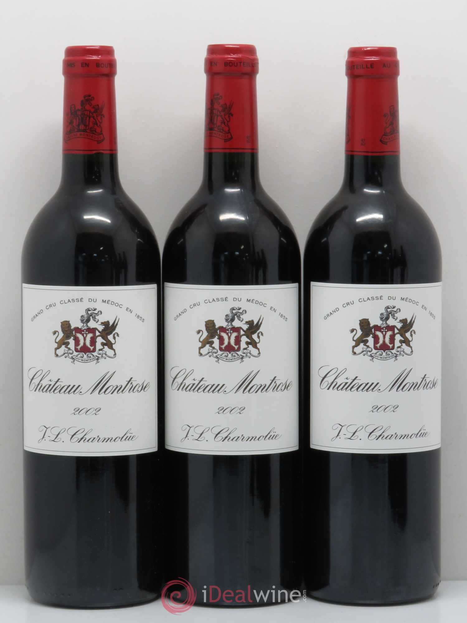 Château Montrose 2ème Grand Cru Classé 2002 - Lot de 6 bouteilles - 1