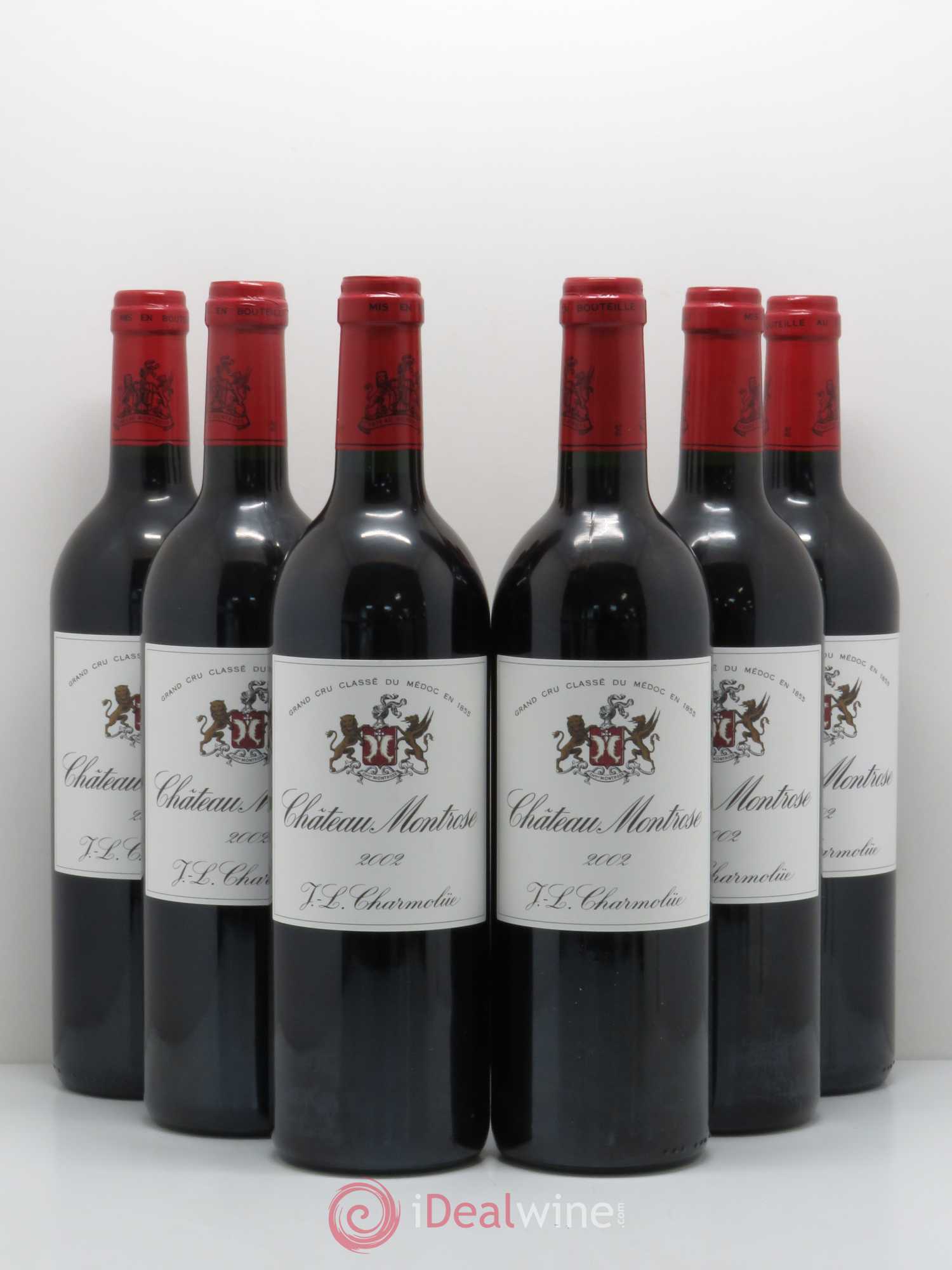 Château Montrose 2ème Grand Cru Classé 2002 - Lot de 6 bouteilles - 0