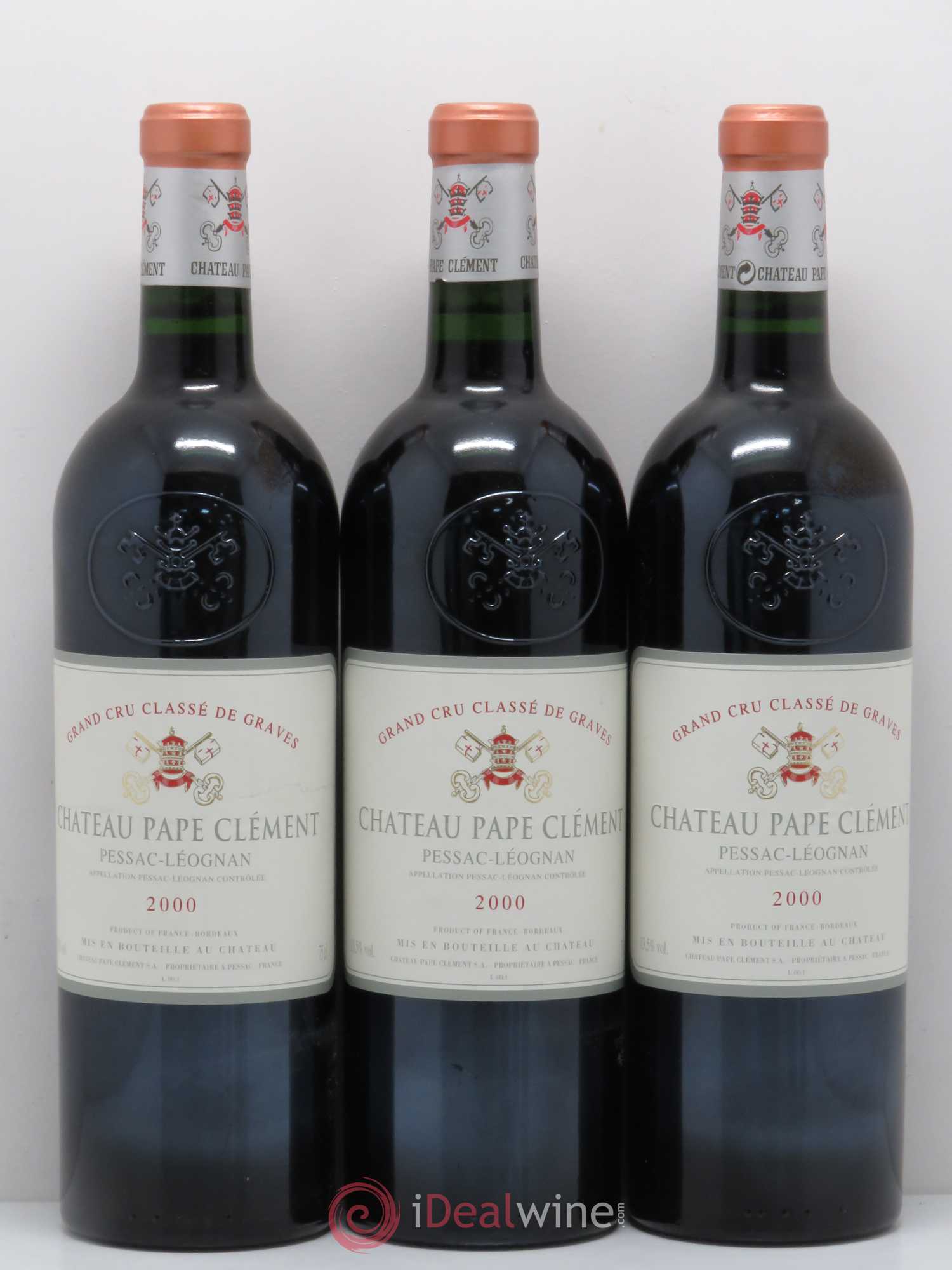 Château Pape Clément Cru Classé de Graves 2000 - Lot de 6 bouteilles - 2