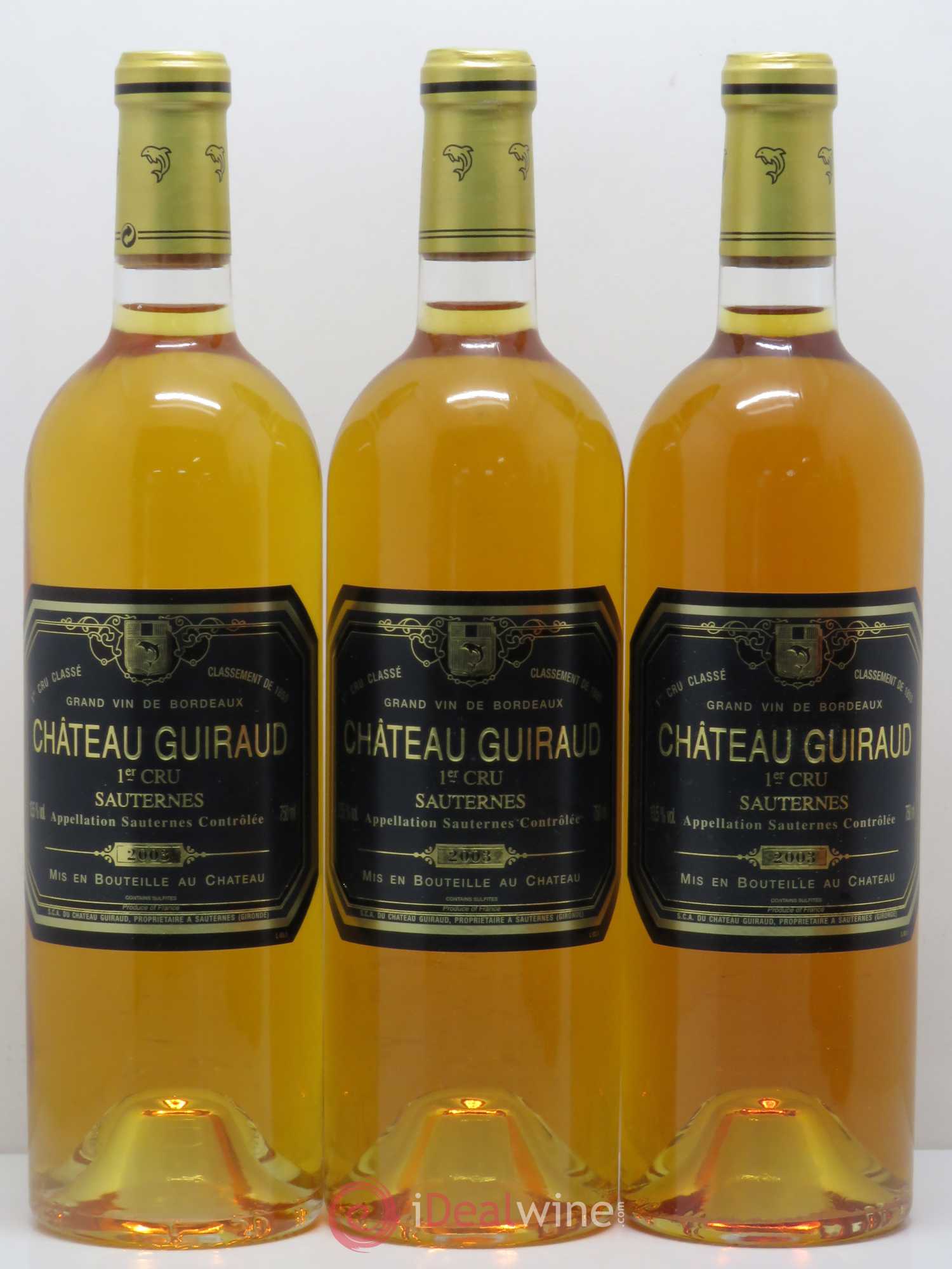 Château Guiraud 1er Grand Cru Classé 2003 - Lotto di 6 bottiglie - 1