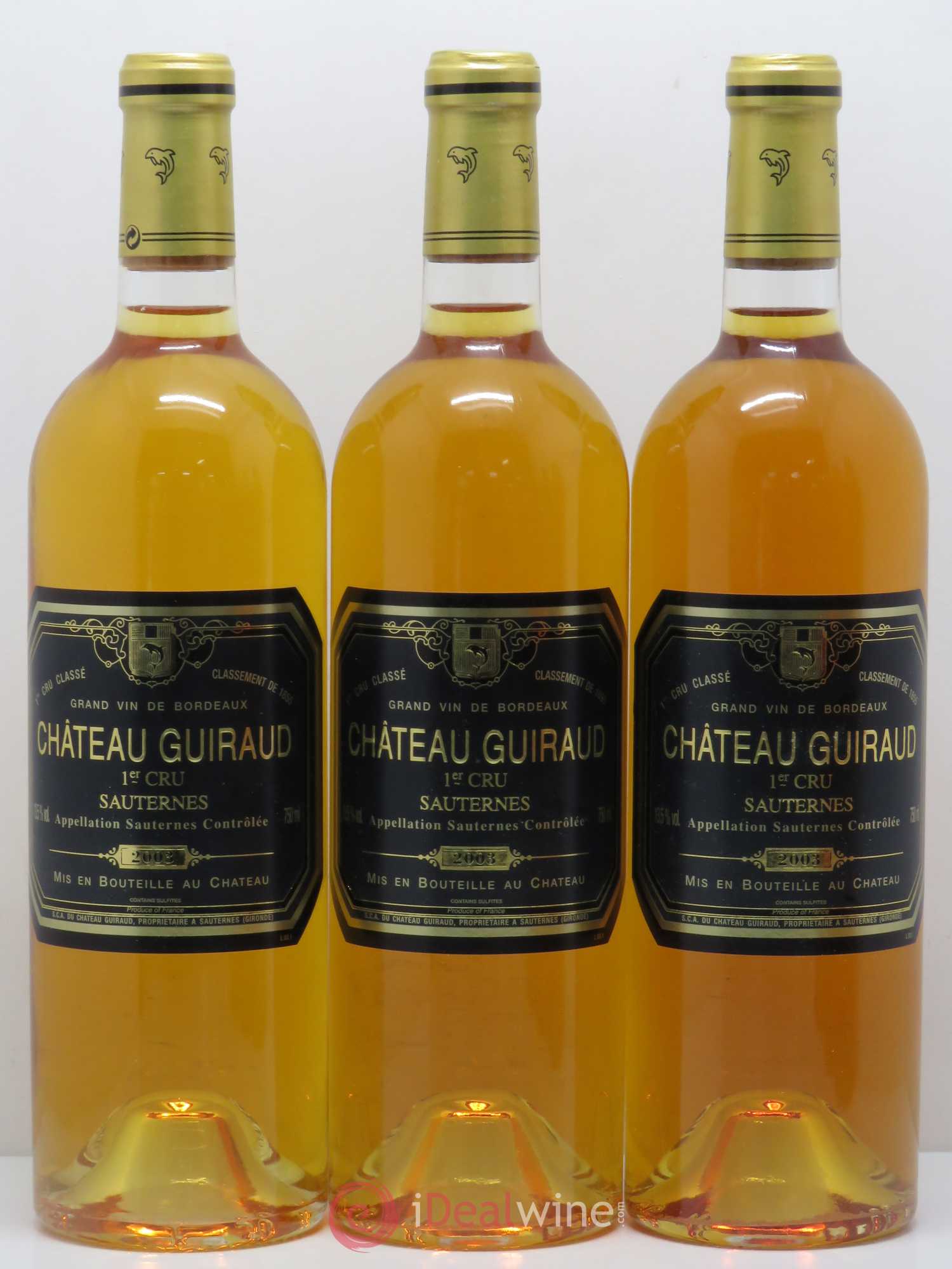 Château Guiraud 1er Grand Cru Classé 2003 - Lotto di 6 bottiglie - 2