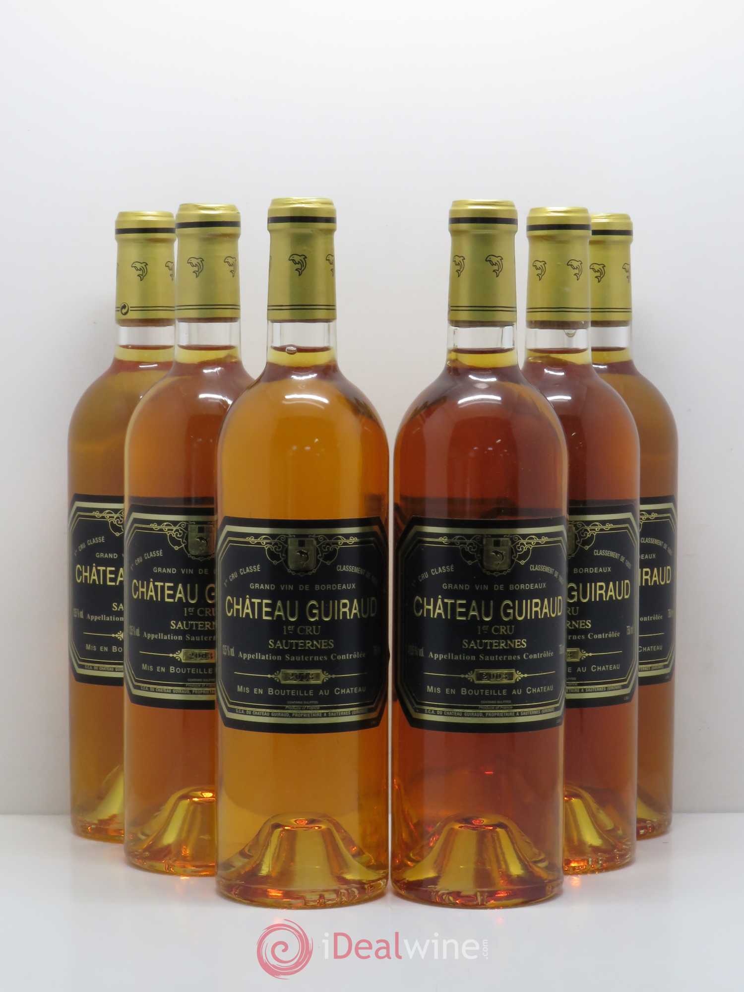 Château Guiraud 1er Grand Cru Classé 2003 - Lotto di 6 bottiglie - 0