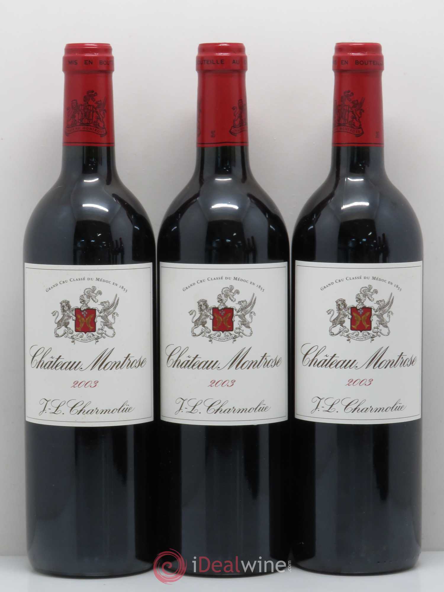 Château Montrose 2ème Grand Cru Classé 2003 - Lot de 6 bouteilles - 1