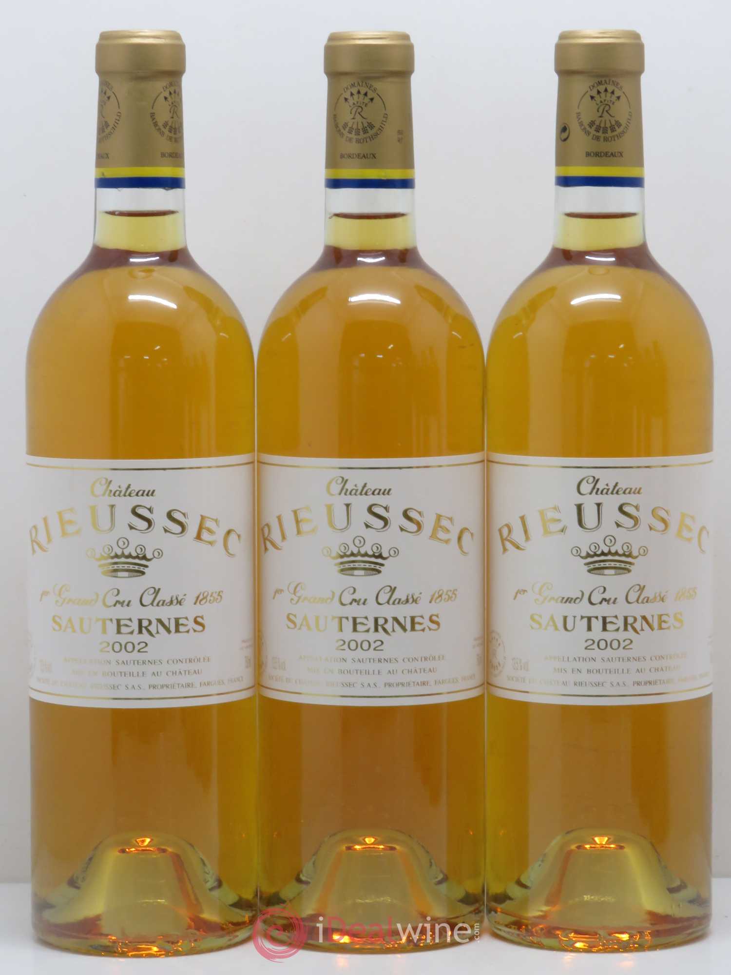 Château Rieussec 1er Grand Cru Classé 2002 - Lotto di 6 bottiglie - 1