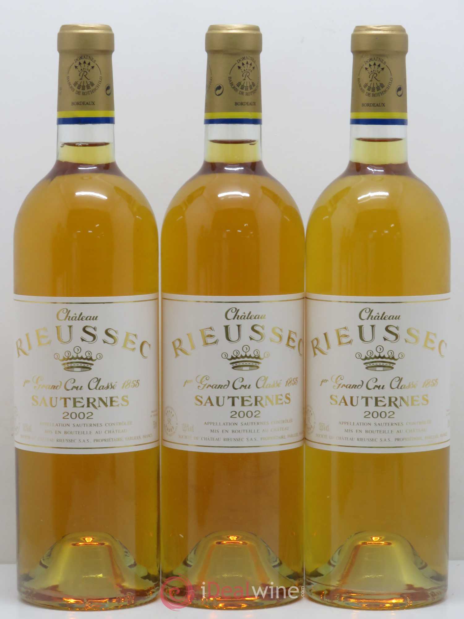 Château Rieussec 1er Grand Cru Classé 2002 - Lotto di 6 bottiglie - 2