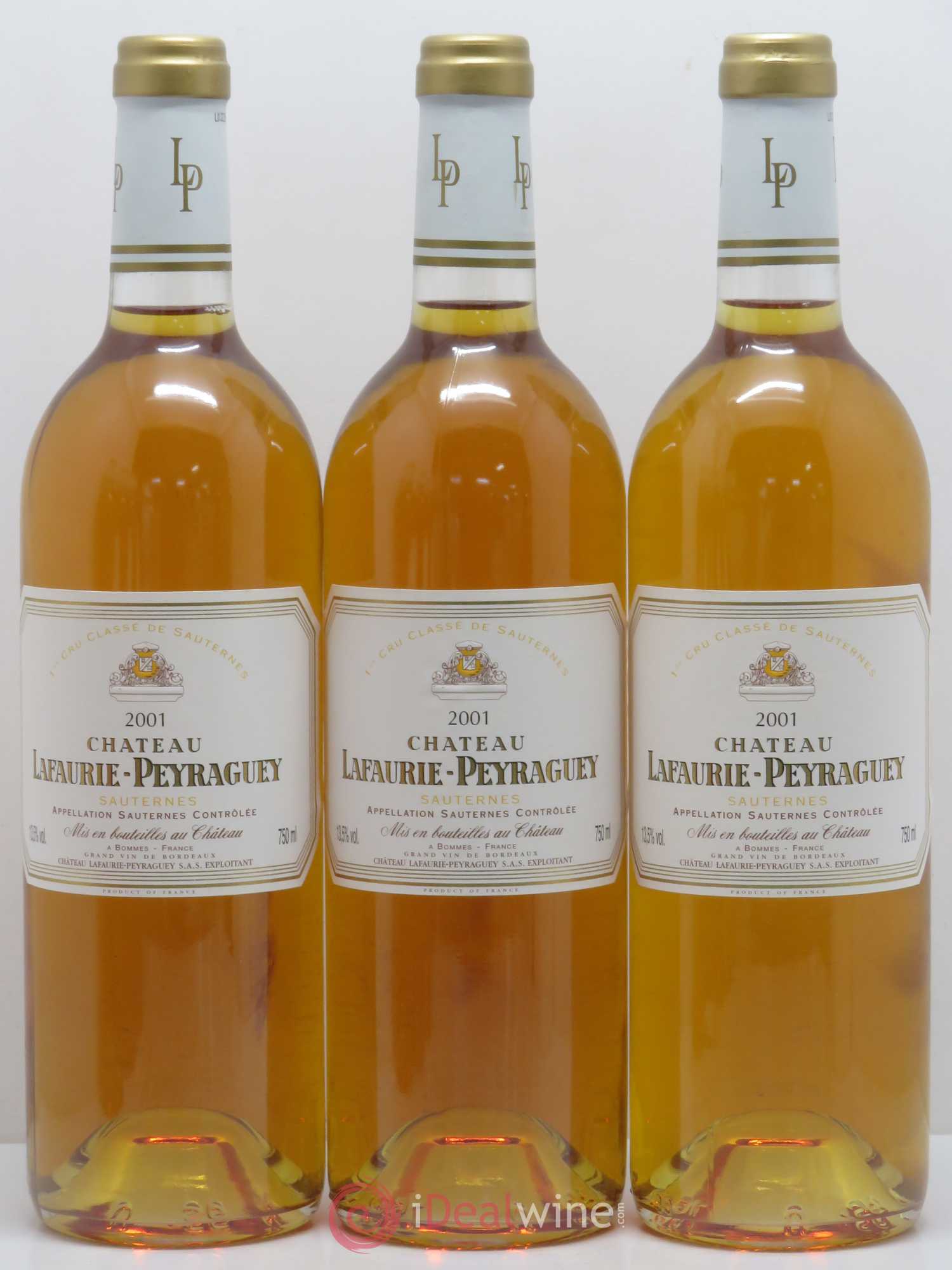 Château Lafaurie-Peyraguey 1er Grand Cru Classé 2001 - Lotto di 6 bottiglie - 1