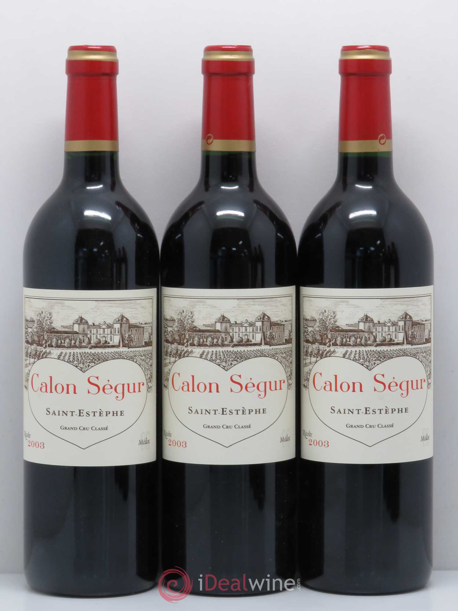 Château Calon Ségur 3ème Grand Cru Classé 2003 - Lot de 6 bouteilles - 2