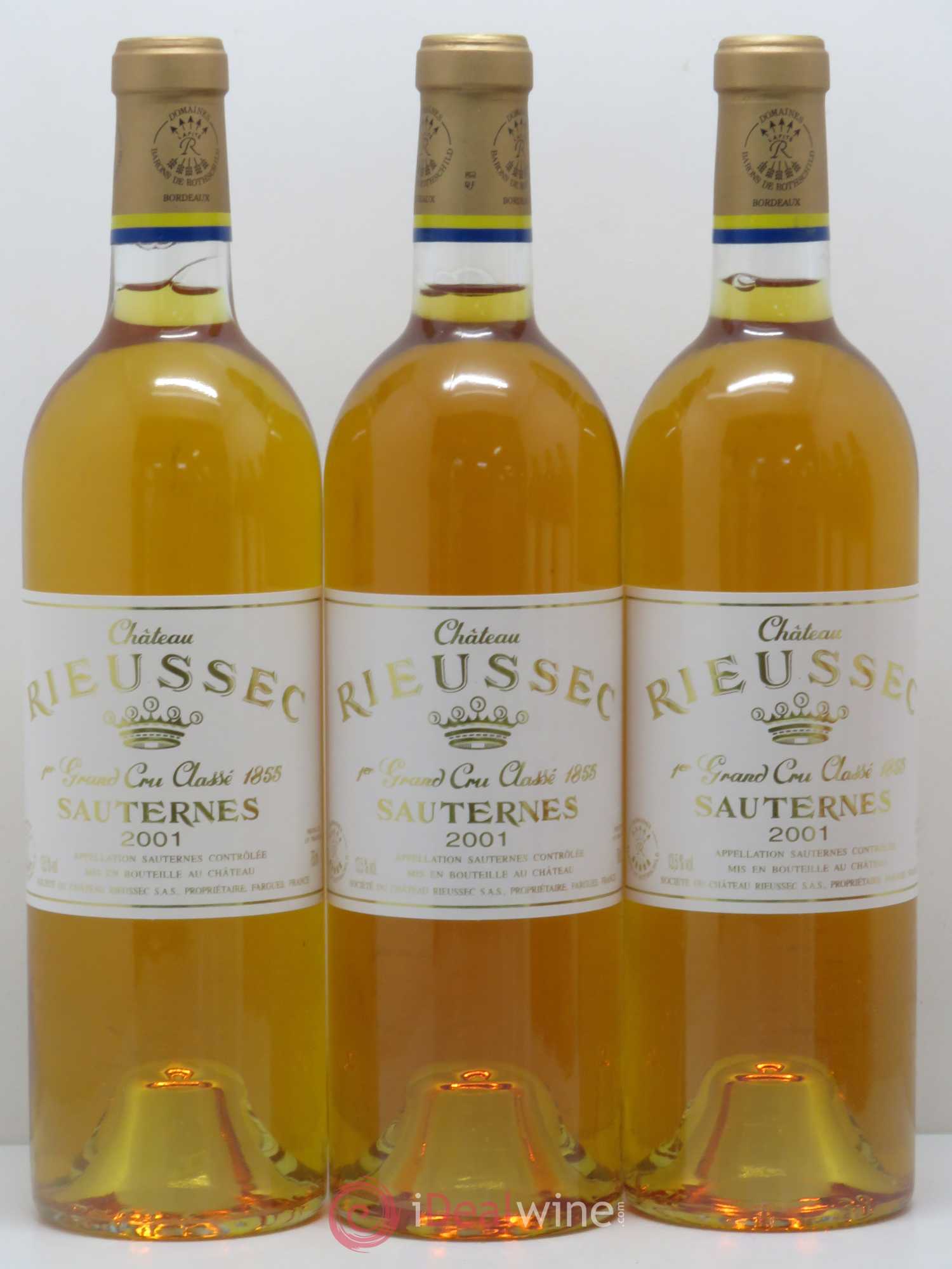 Château Rieussec 1er Grand Cru Classé 2001 - Lotto di 6 bottiglie - 1