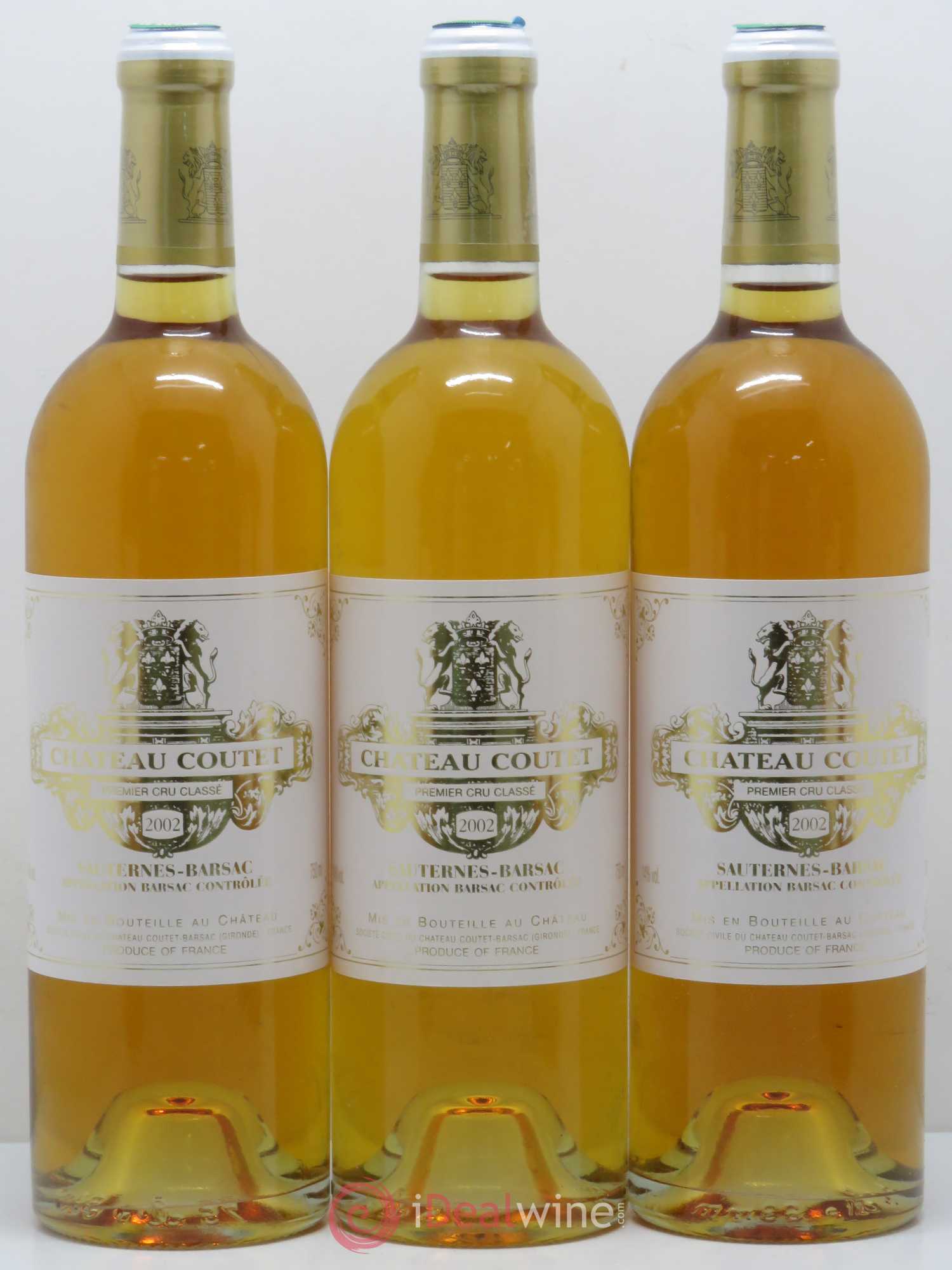 Château Coutet 1er Grand Cru Classé 2002 - Lotto di 12 bottiglie - 1