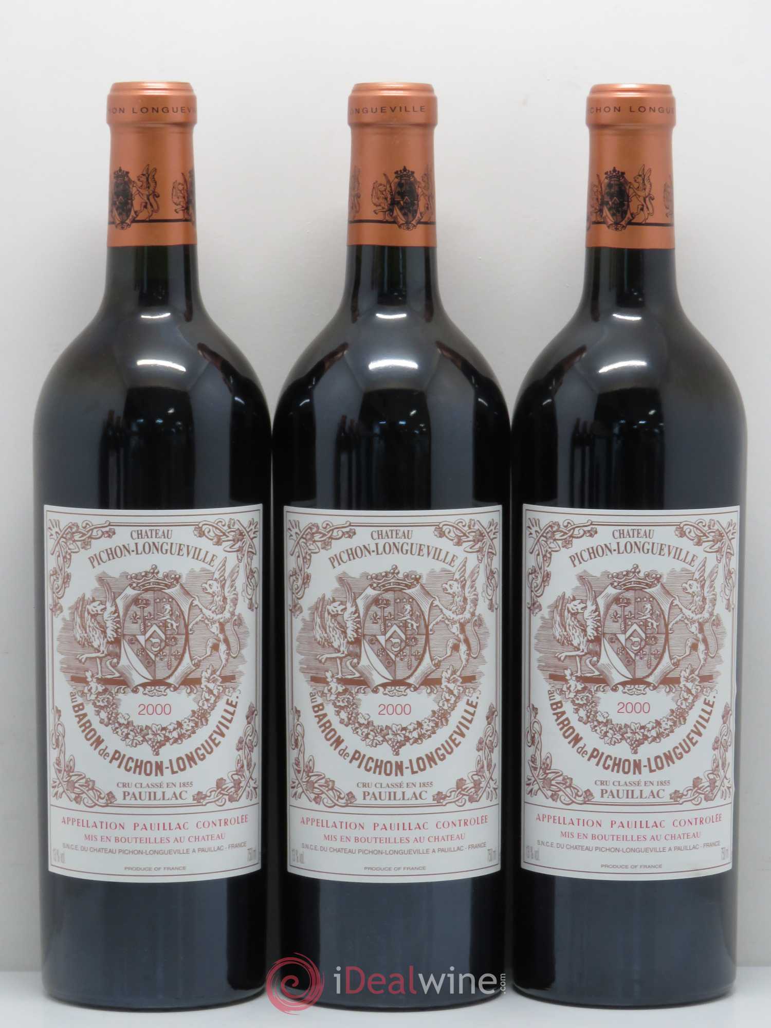 Pichon Longueville Baron 2ème Grand Cru Classé 2000 - Lot de 6 bouteilles - 2