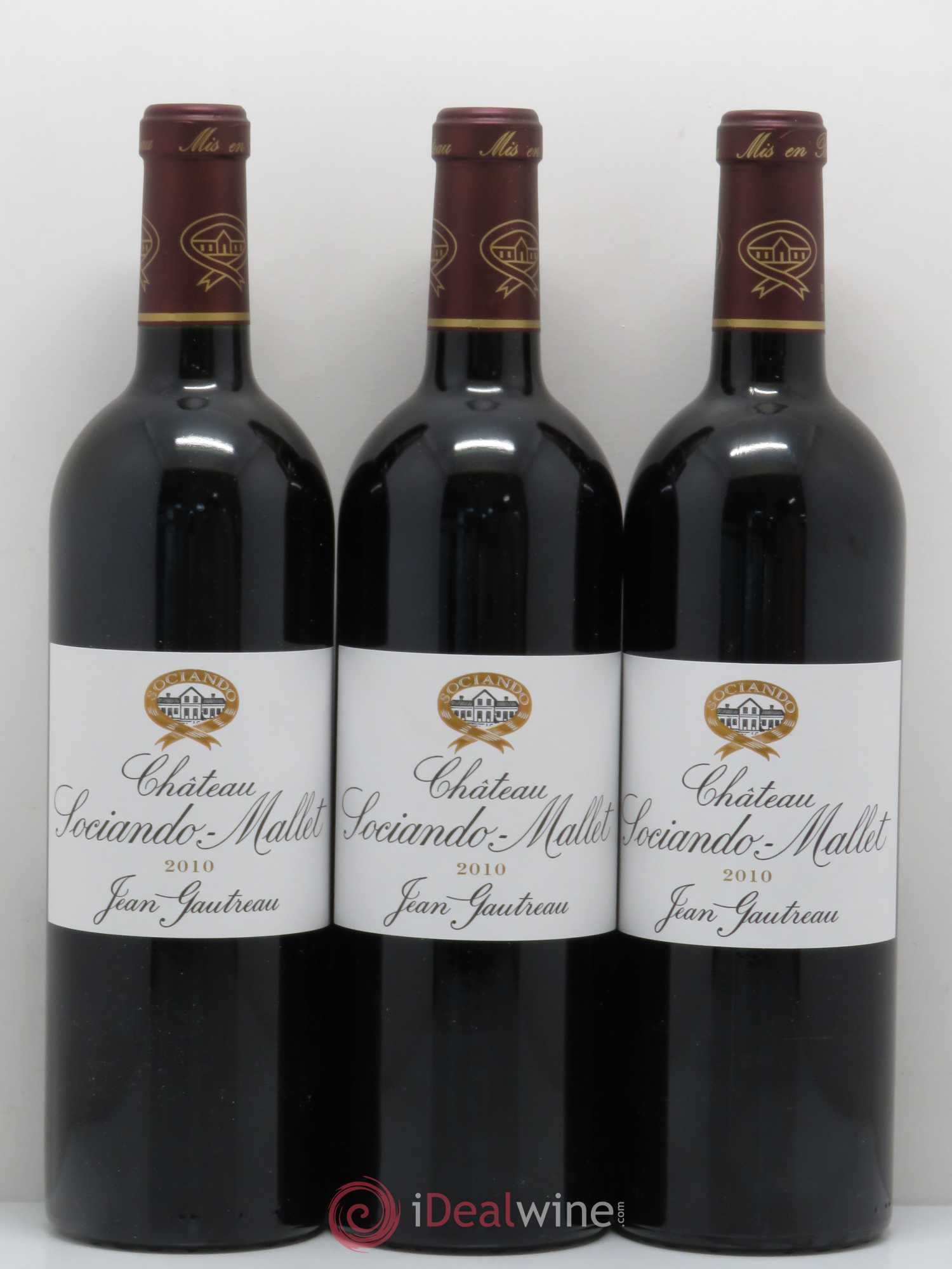 Château Sociando Mallet 2010 - Lot de 6 bouteilles - 2