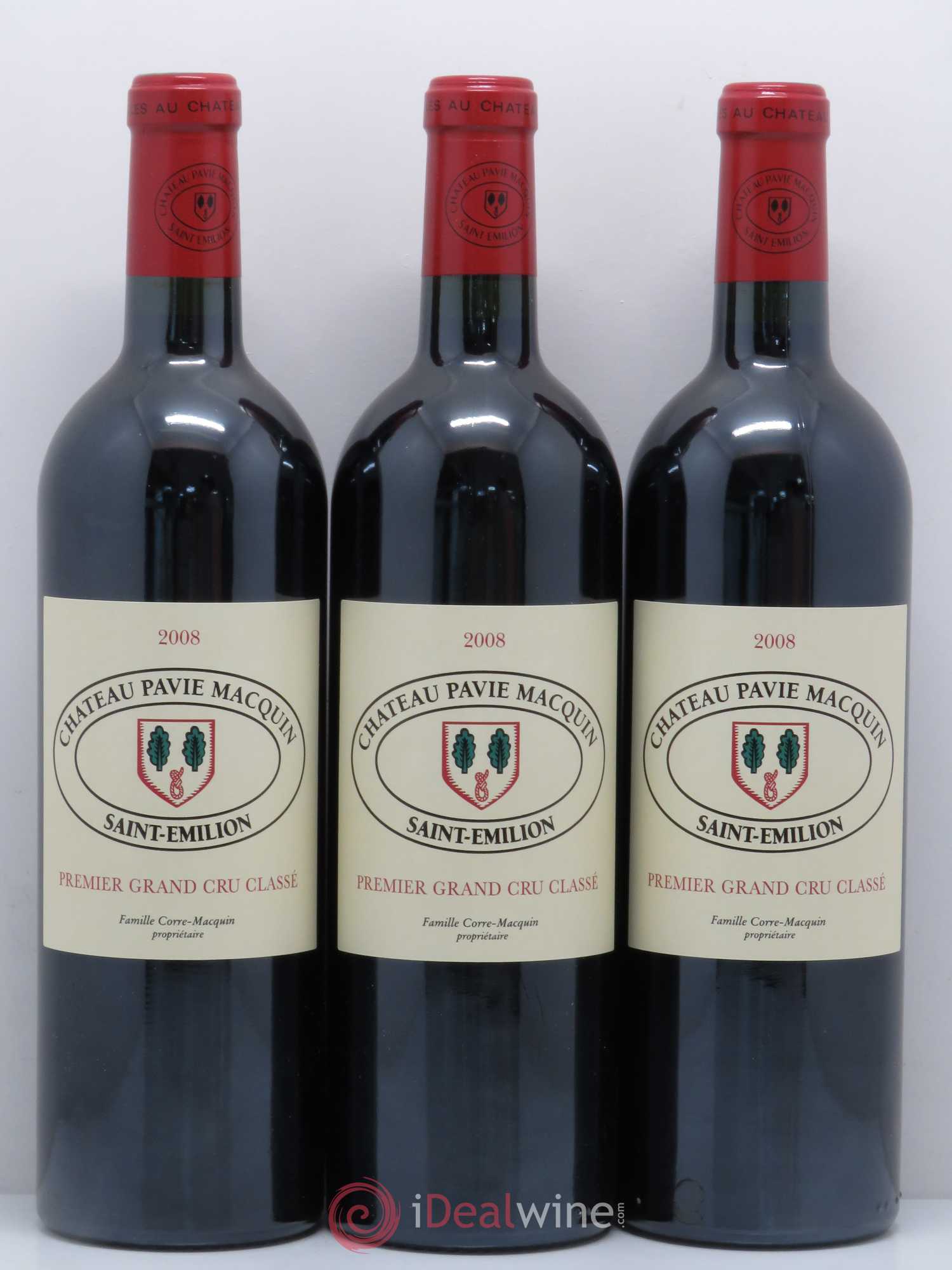 Château Pavie Macquin 1er Grand Cru Classé B 2008 - Lot de 6 bouteilles - 1