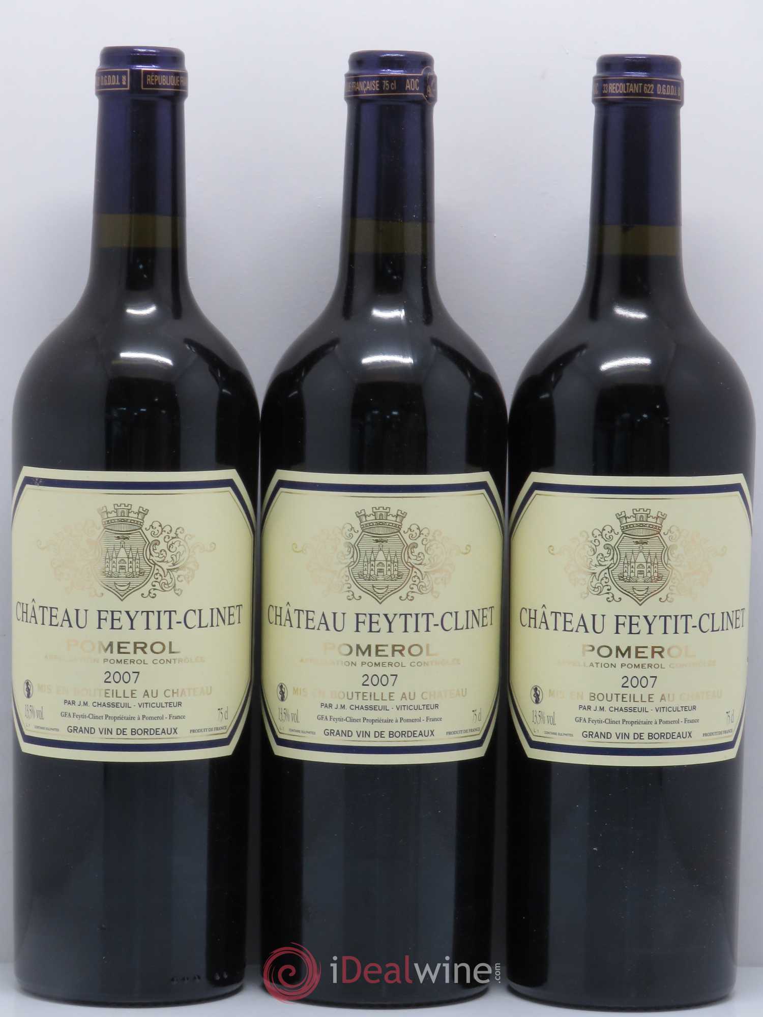 Château Feytit-Clinet 2007 - Posten von 6 Flaschen - 1