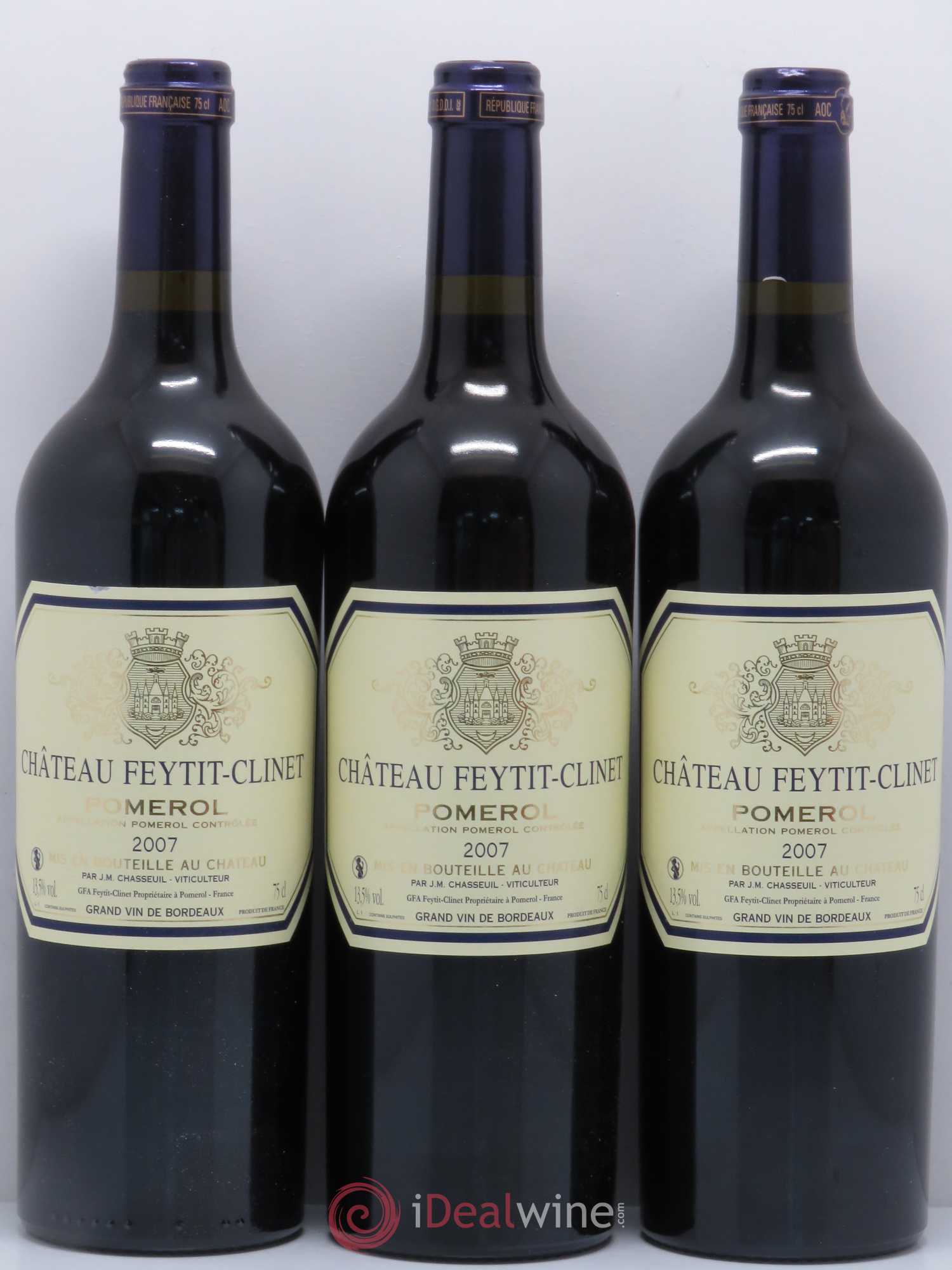 Château Feytit-Clinet 2007 - Posten von 6 Flaschen - 2