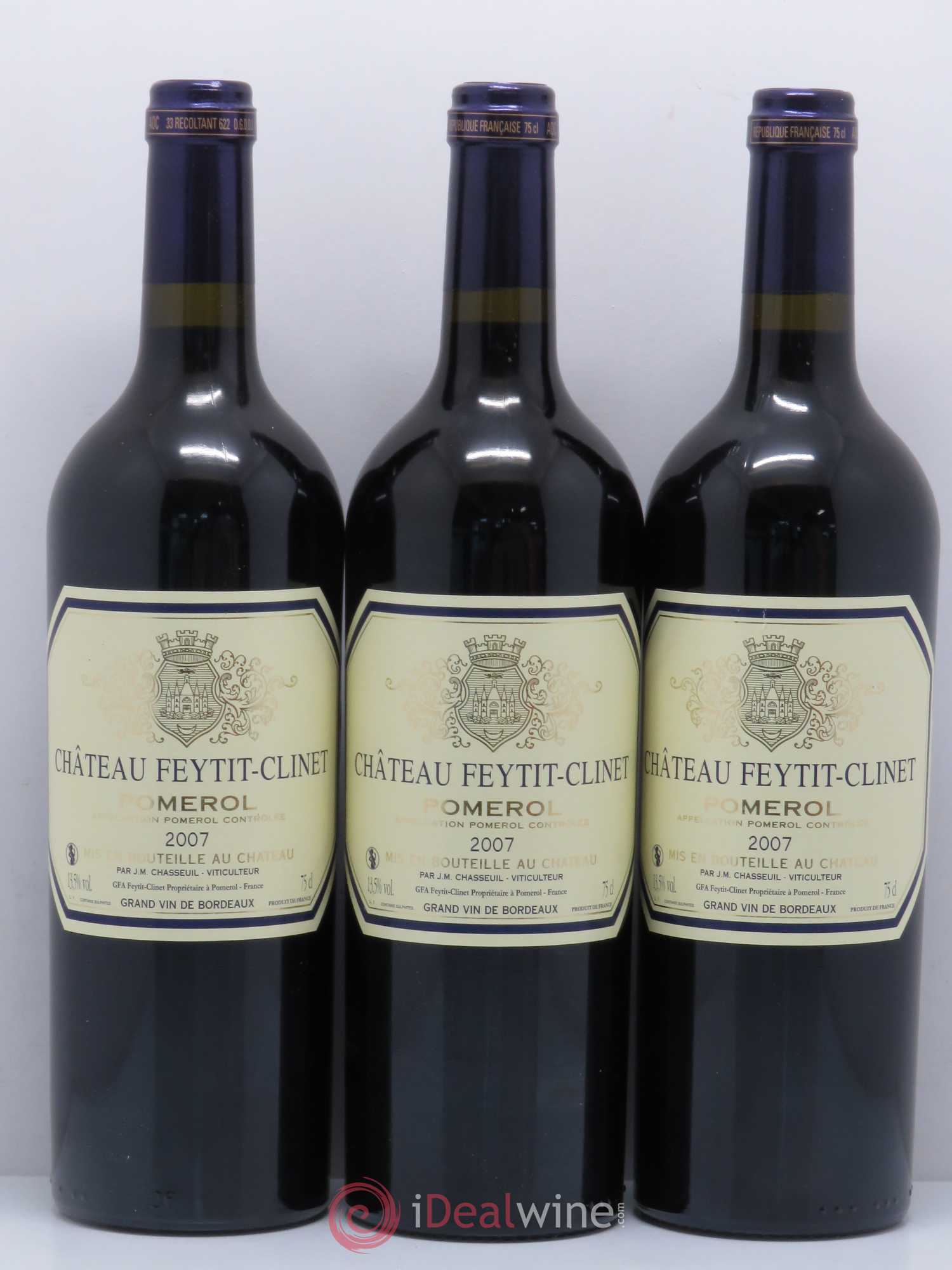Château Feytit-Clinet 2007 - Lot de 6 bouteilles - 2