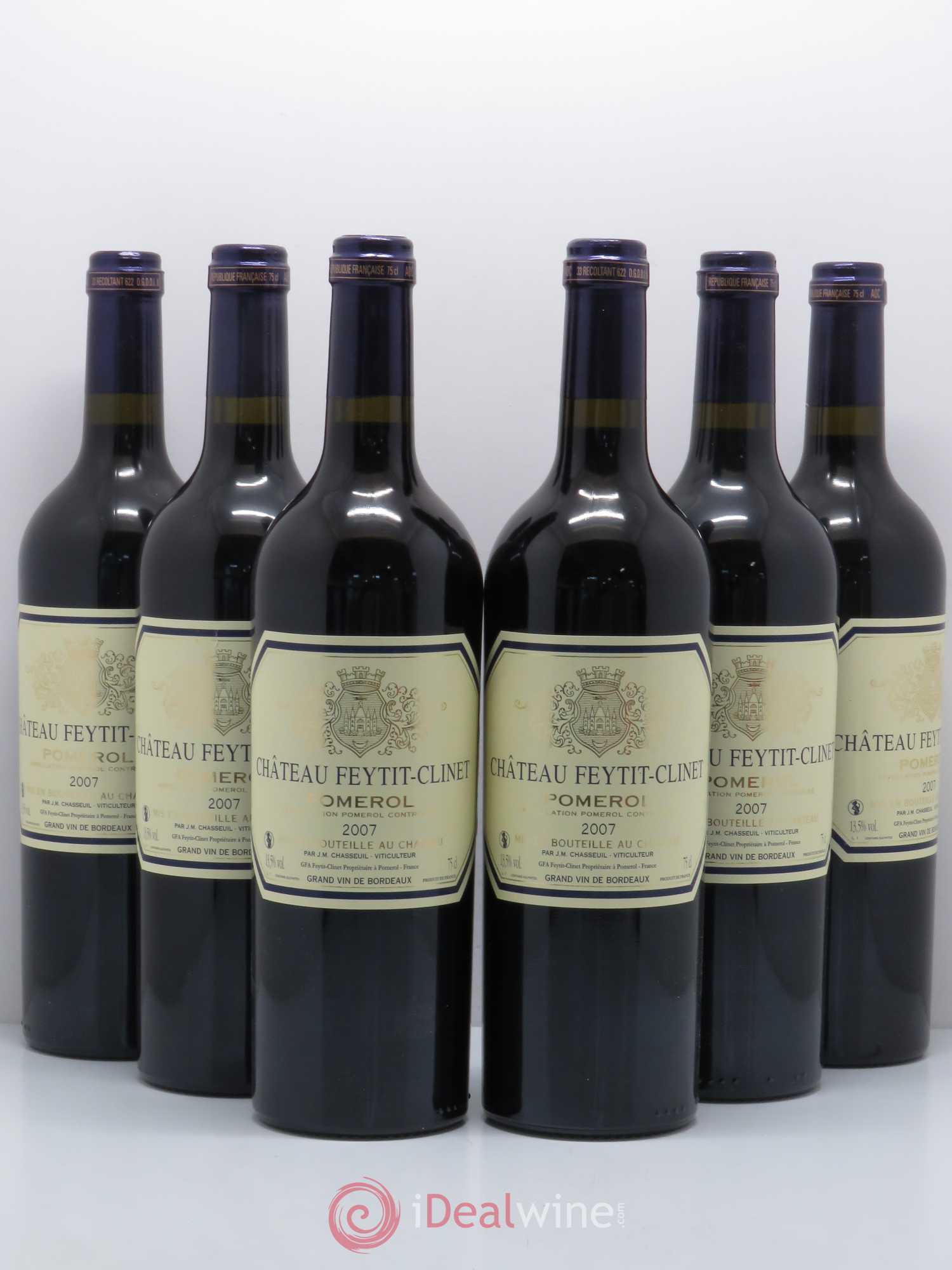 Château Feytit-Clinet 2007 - Lot de 6 bouteilles - 0