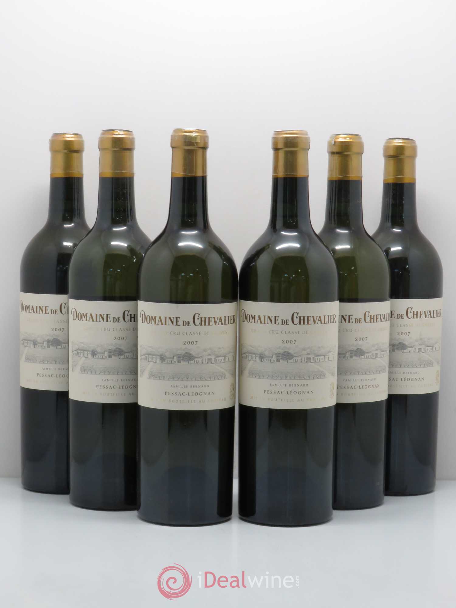 Domaine de Chevalier Cru Classé de Graves 2007 - Lot de 6 bouteilles - 0