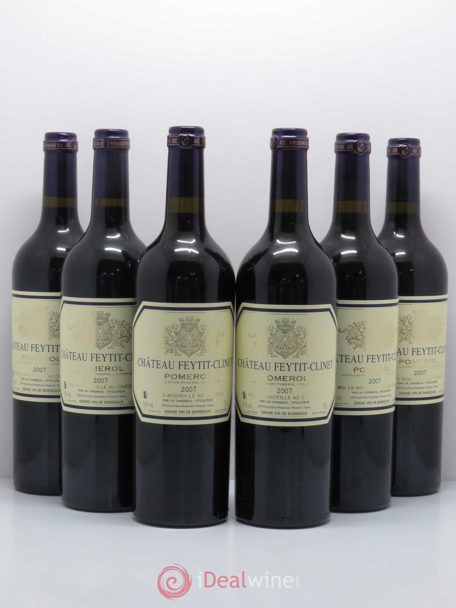Château Feytit-Clinet 2007 - Lot de 6 bouteilles - 0