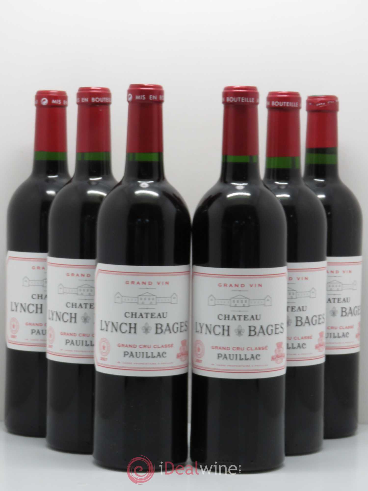 Château Lynch Bages 5ème Grand Cru Classé 2007 - Lot de 6 bouteilles - 0