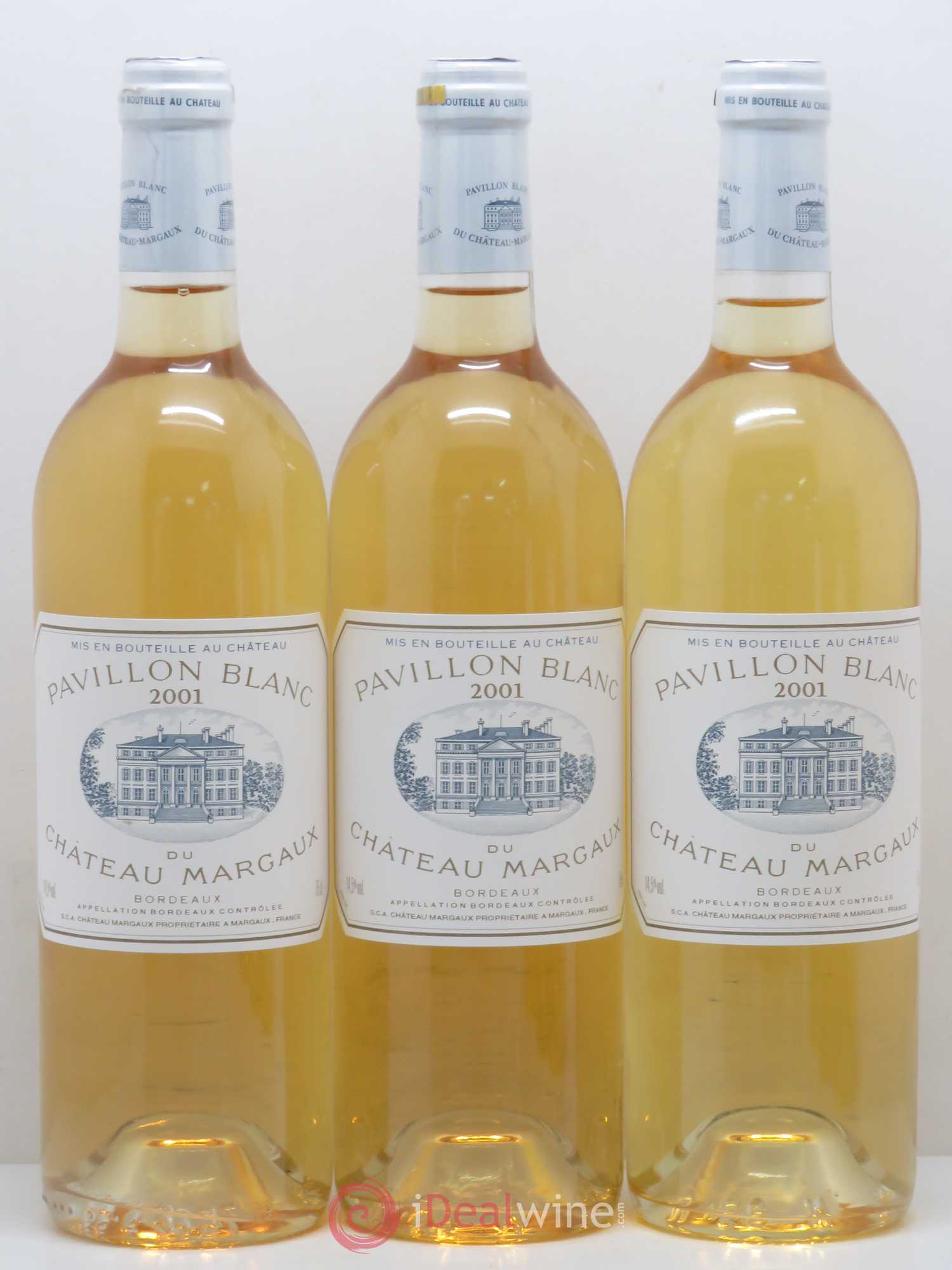 Pavillon Blanc du Château Margaux 2001 - Lot de 6 bouteilles - 1