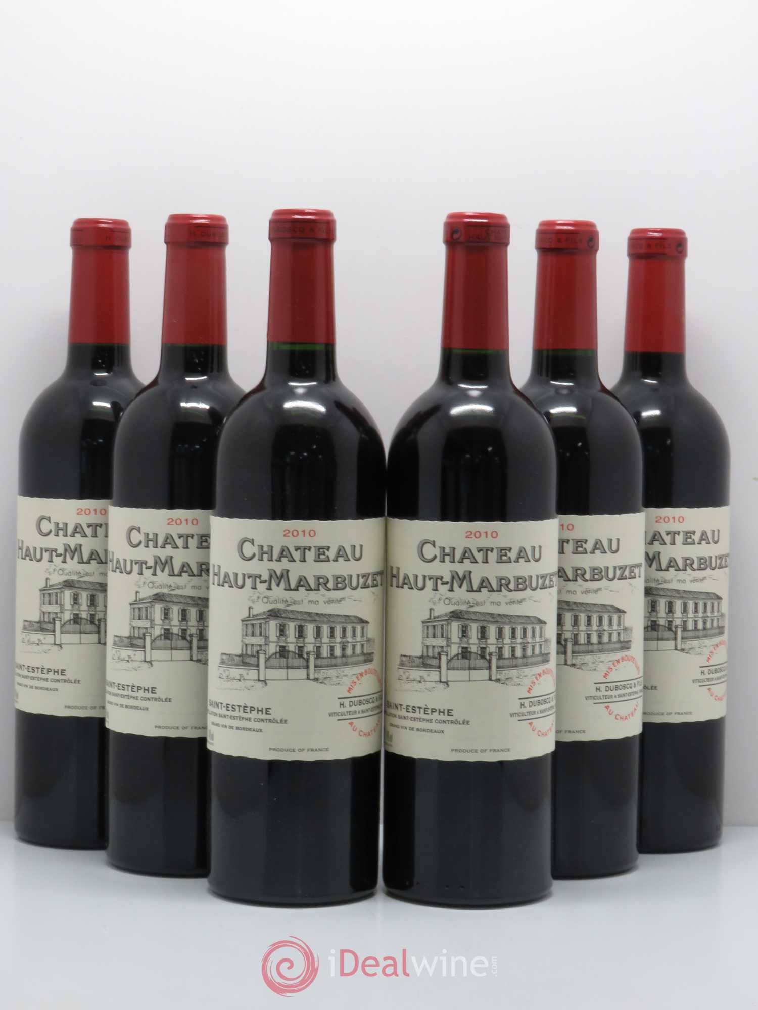 Château Haut Marbuzet 2010 - Lot de 6 bouteilles - 0