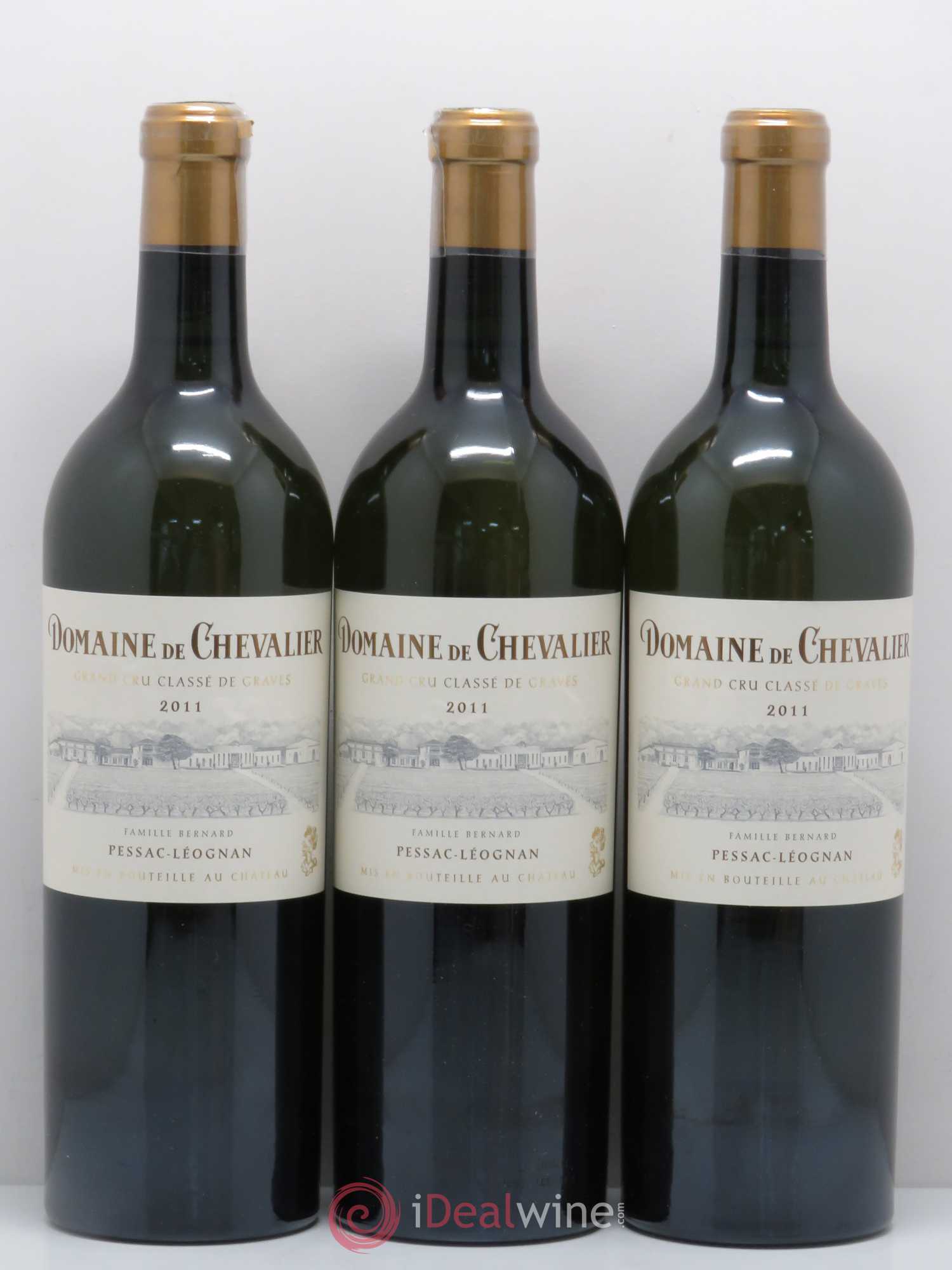 Domaine de Chevalier Cru Classé de Graves 2011 - Lot de 3 bouteilles - 0