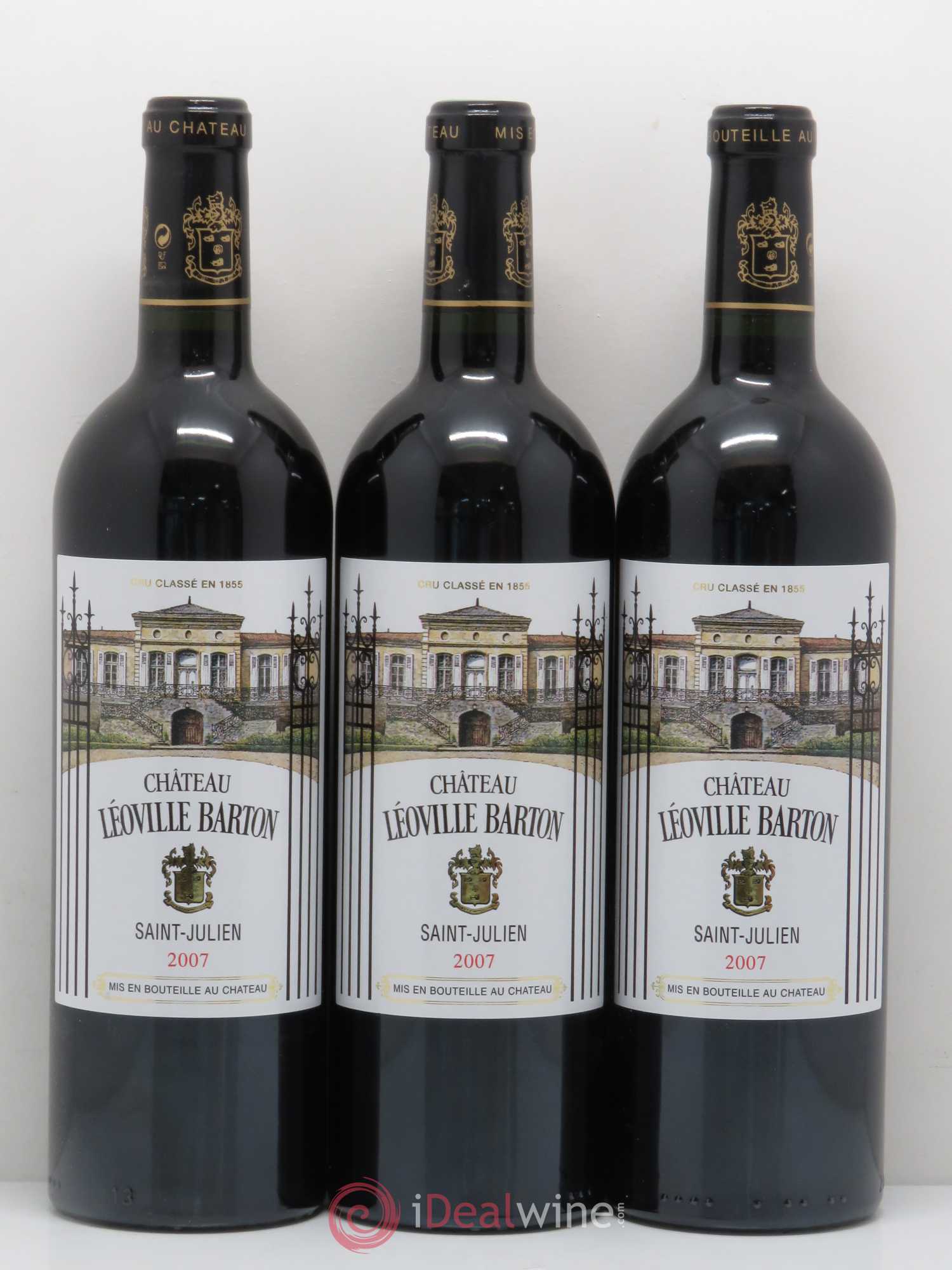 Château Léoville Barton 2ème Grand Cru Classé 2007 - Lot de 12 bouteilles - 1
