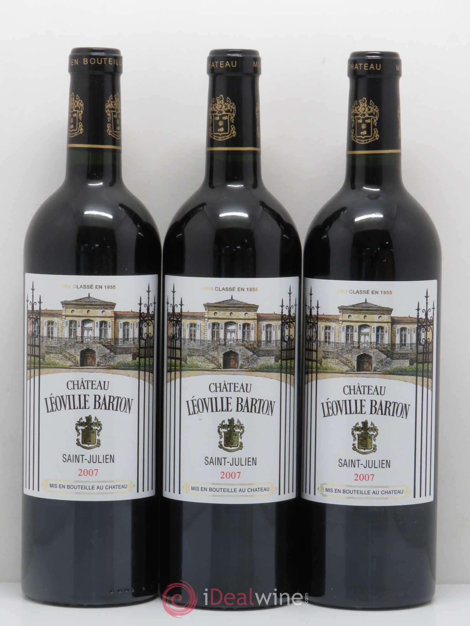 Château Léoville Barton 2ème Grand Cru Classé 2007 - Lot de 12 bouteilles - 2