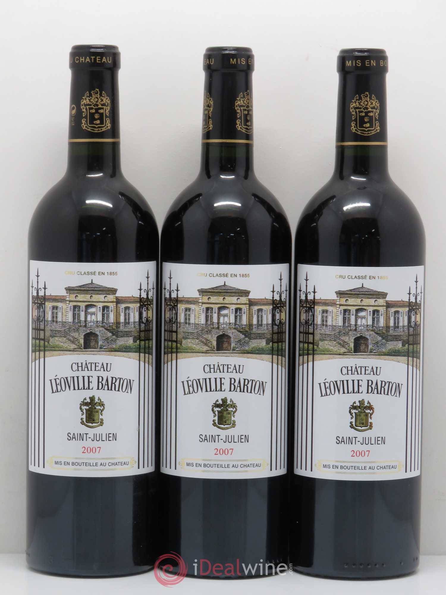 Château Léoville Barton 2ème Grand Cru Classé 2007 - Lot de 12 bouteilles - 3