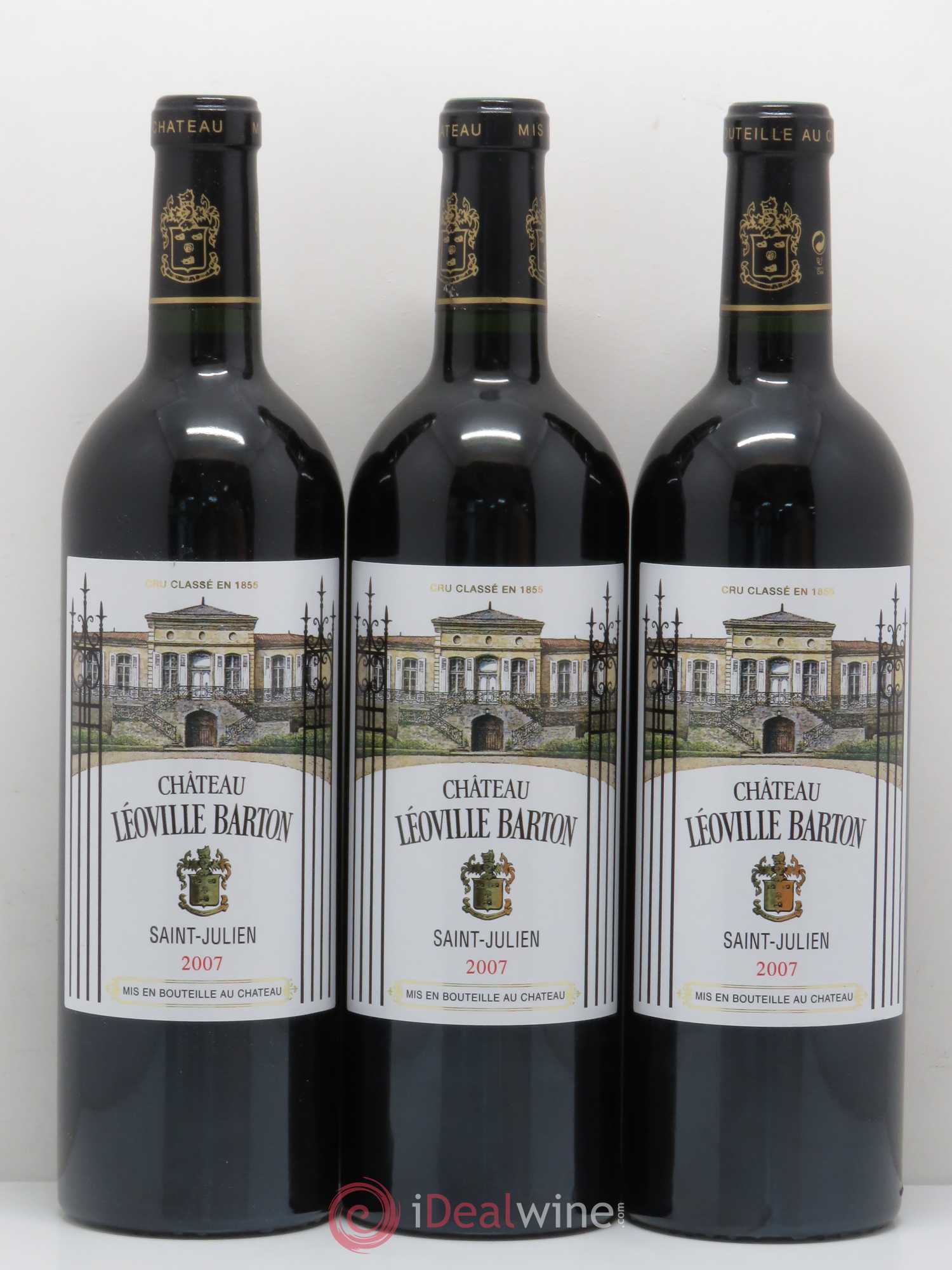Château Léoville Barton 2ème Grand Cru Classé 2007 - Lot de 12 bouteilles - 4
