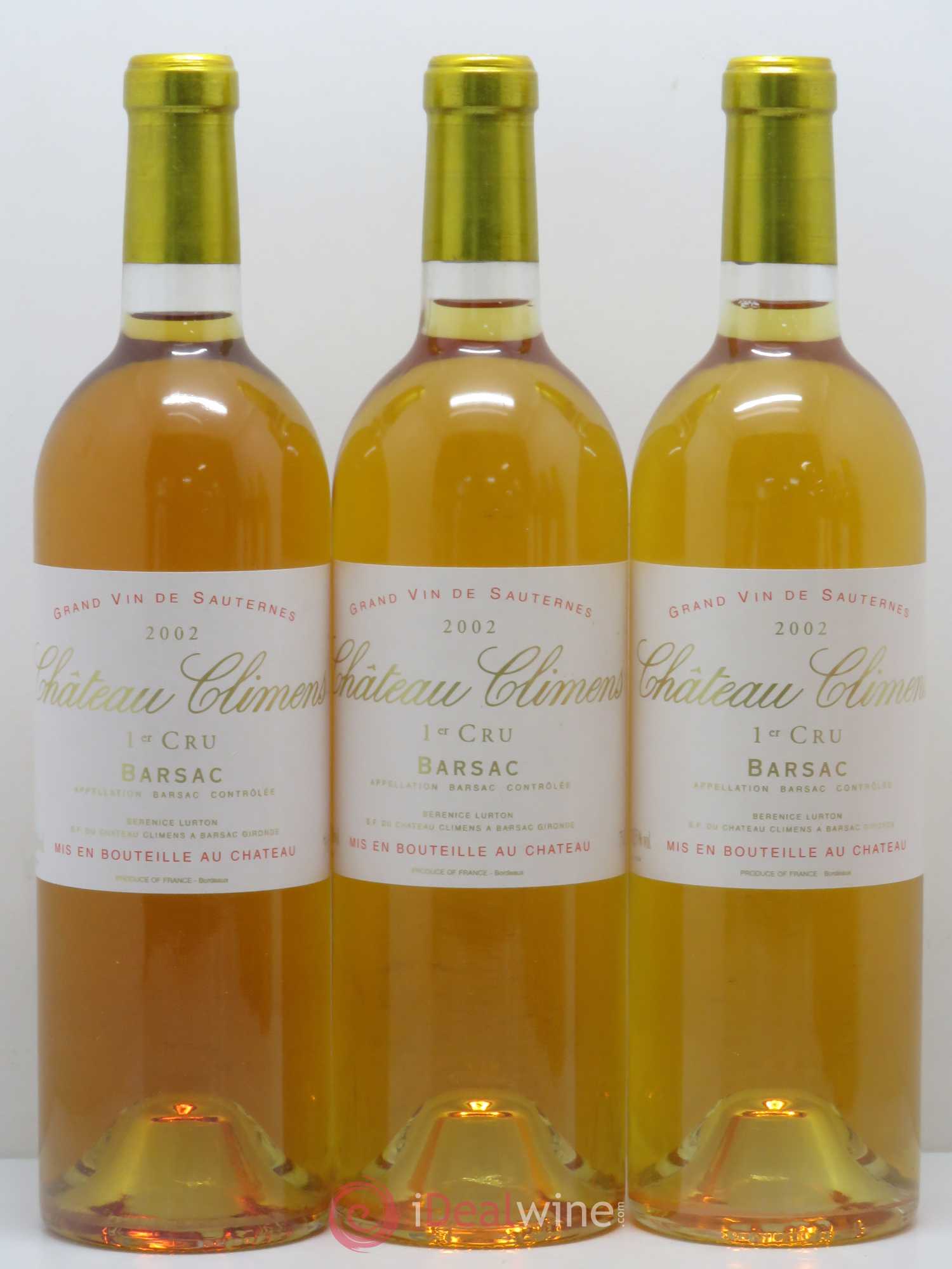 Château Climens 1er Grand Cru Classé 2002 - Lotto di 6 bottiglie - 1
