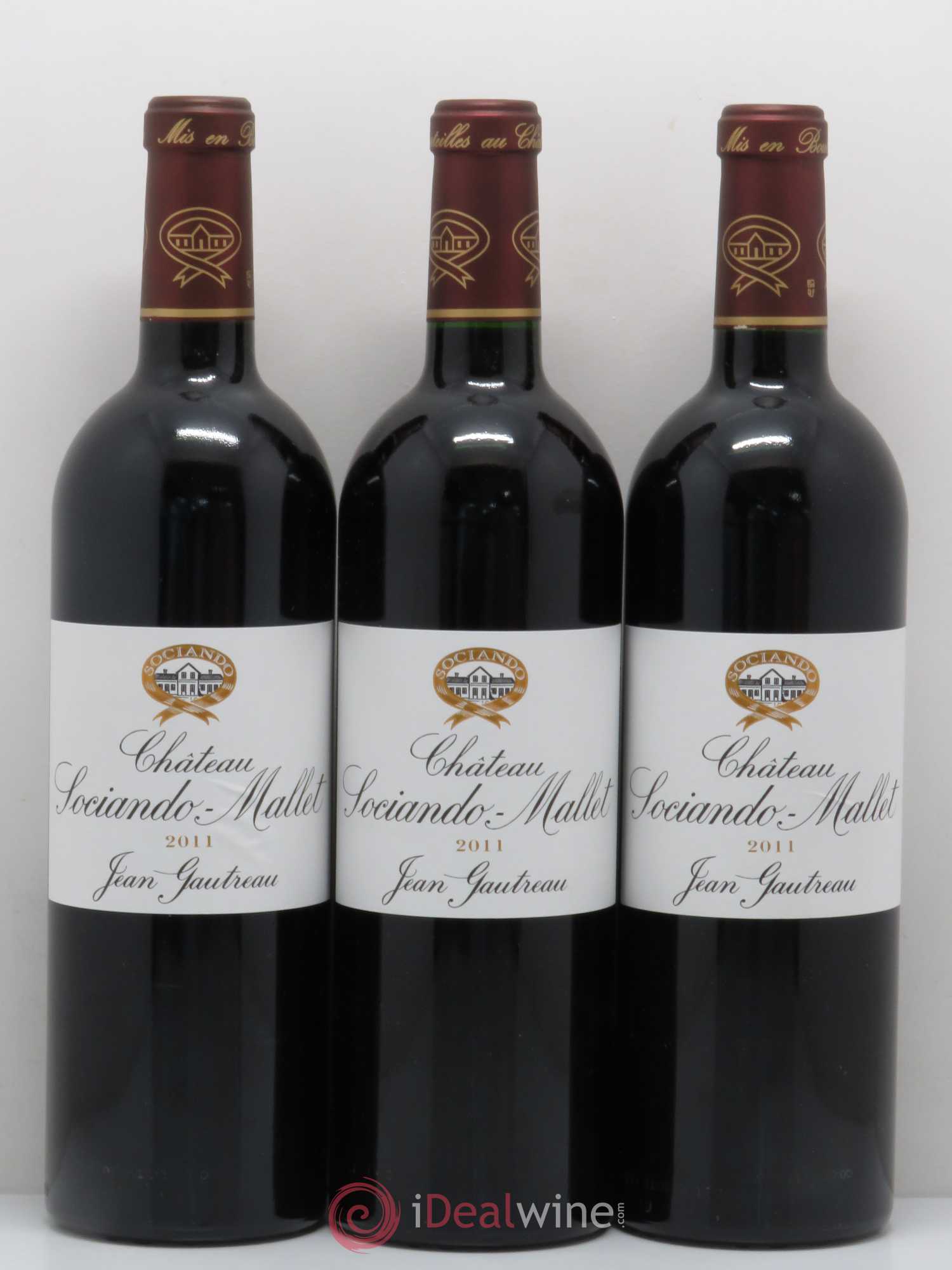 Château Sociando Mallet 2011 - Lot de 6 bouteilles - 1