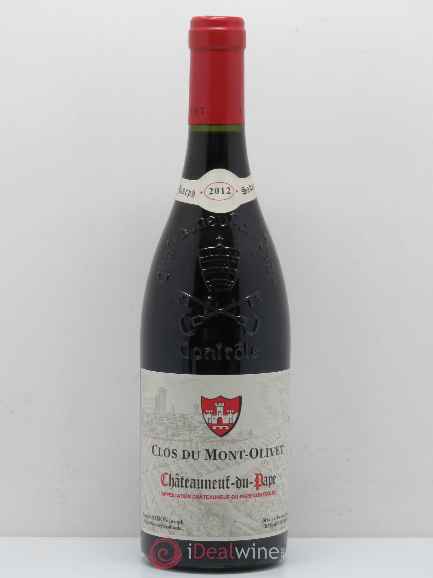Châteauneuf-du-Pape Clos du Mont-Olivet 2012 - Lot de 1 bouteille - 0