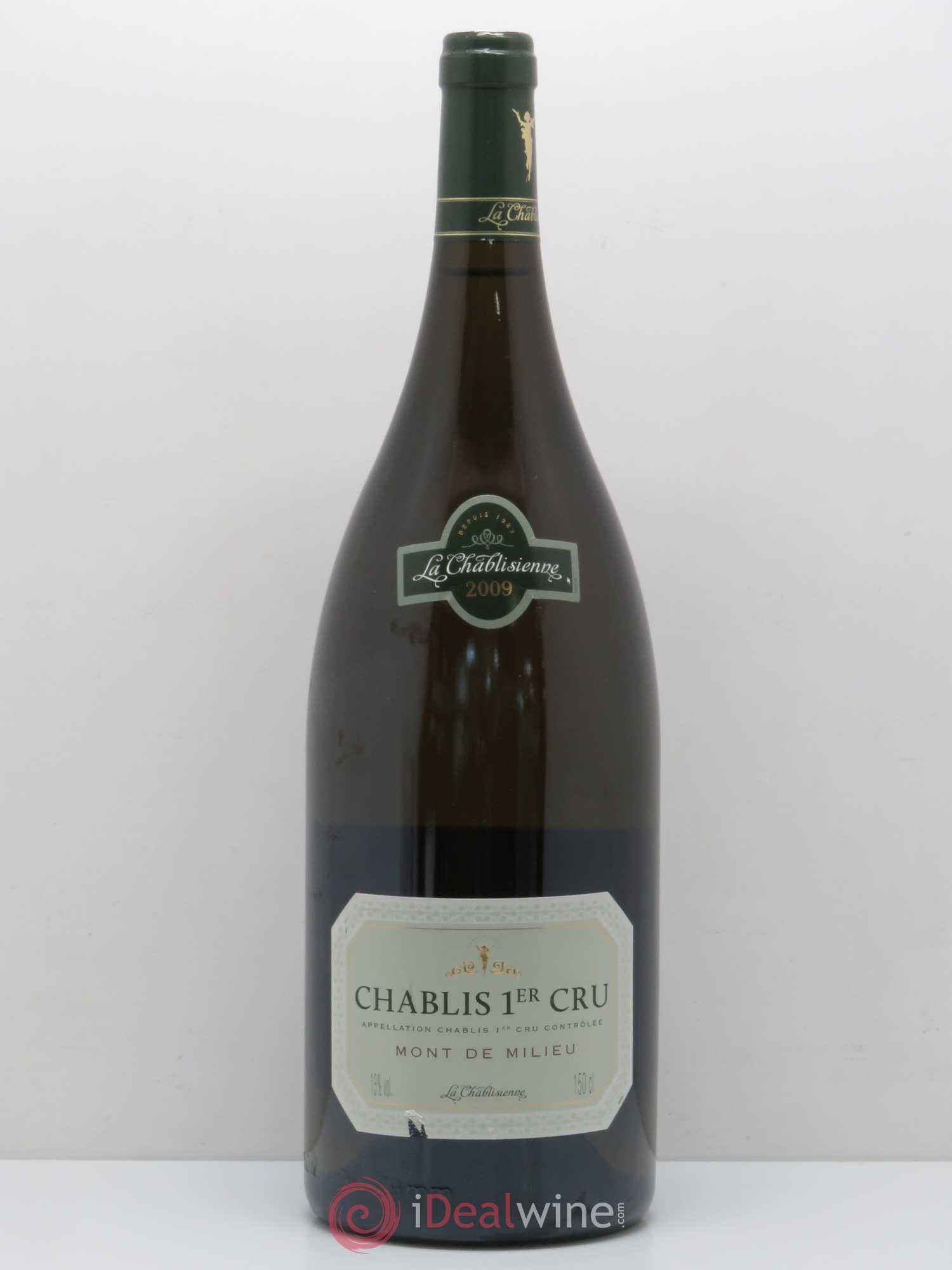 Chablis 1er Cru Mont De Milieu La Chablisienne 2009 - Lot de 1 magnum - 0