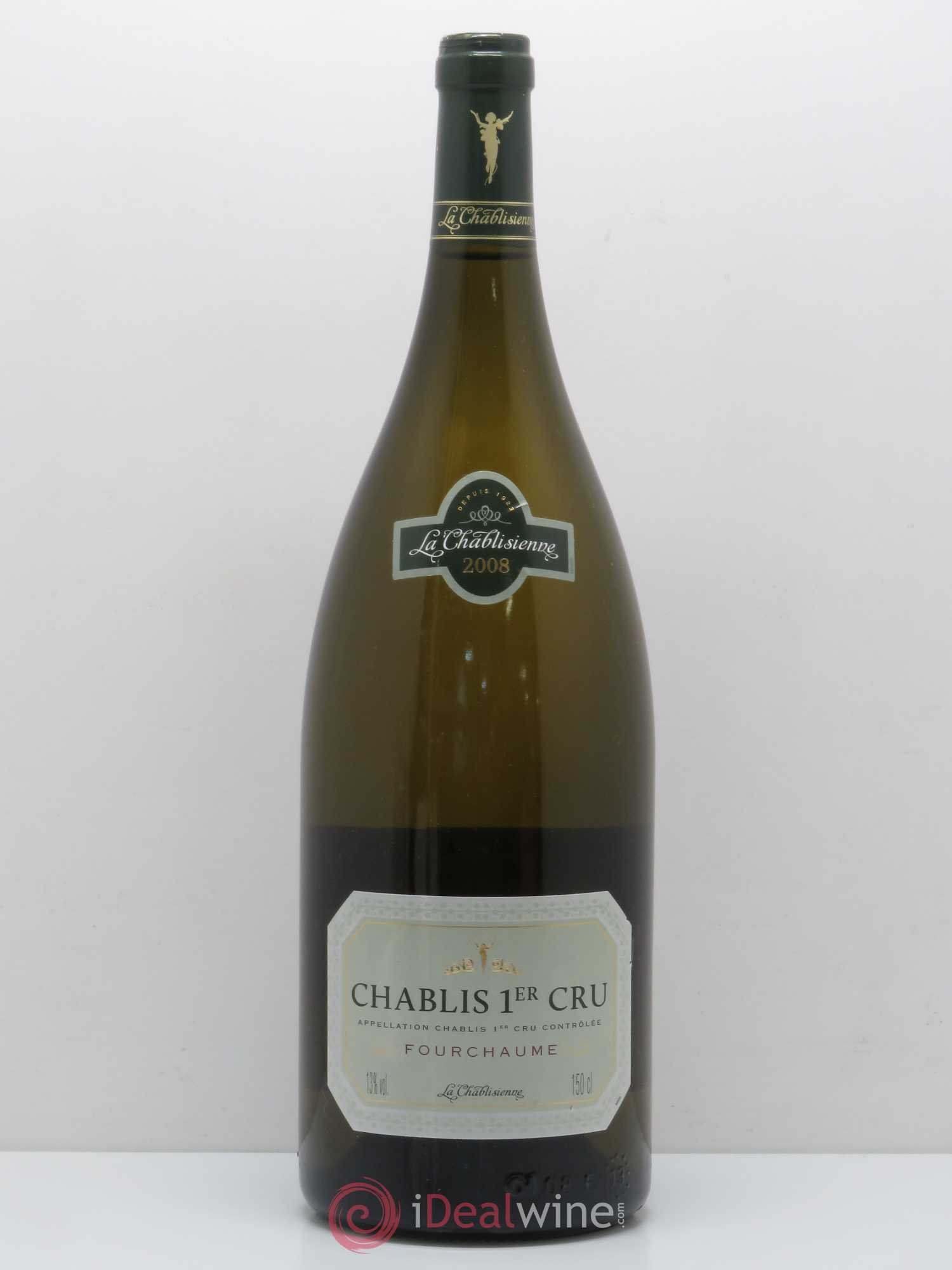 Chablis 1er Cru Fourchaume La Chablisienne 2008 - Posten von 1 Magnum - 0