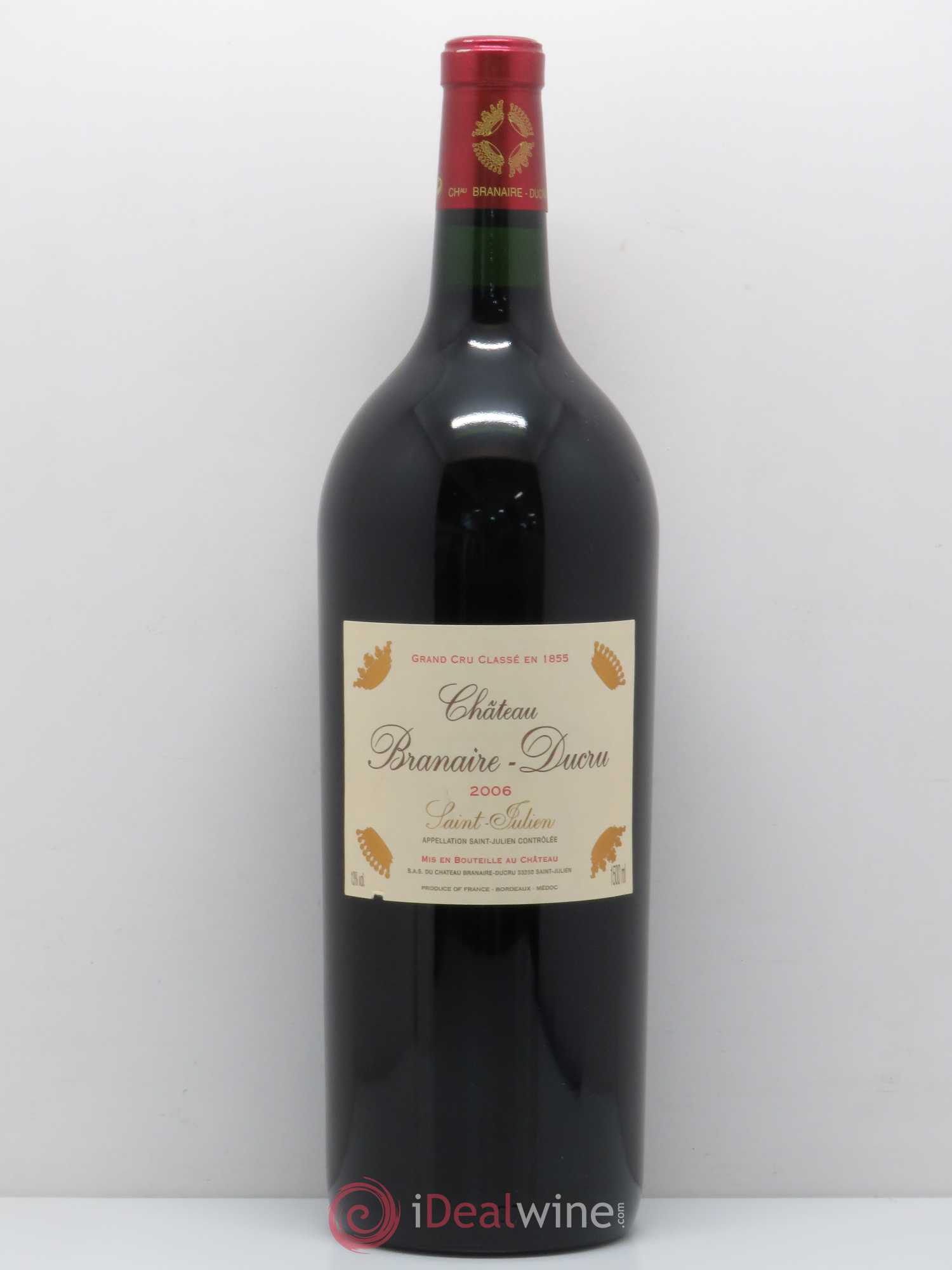 Château Branaire Ducru 4ème Grand Cru Classé 2006 - Lot de 1 magnum - 0