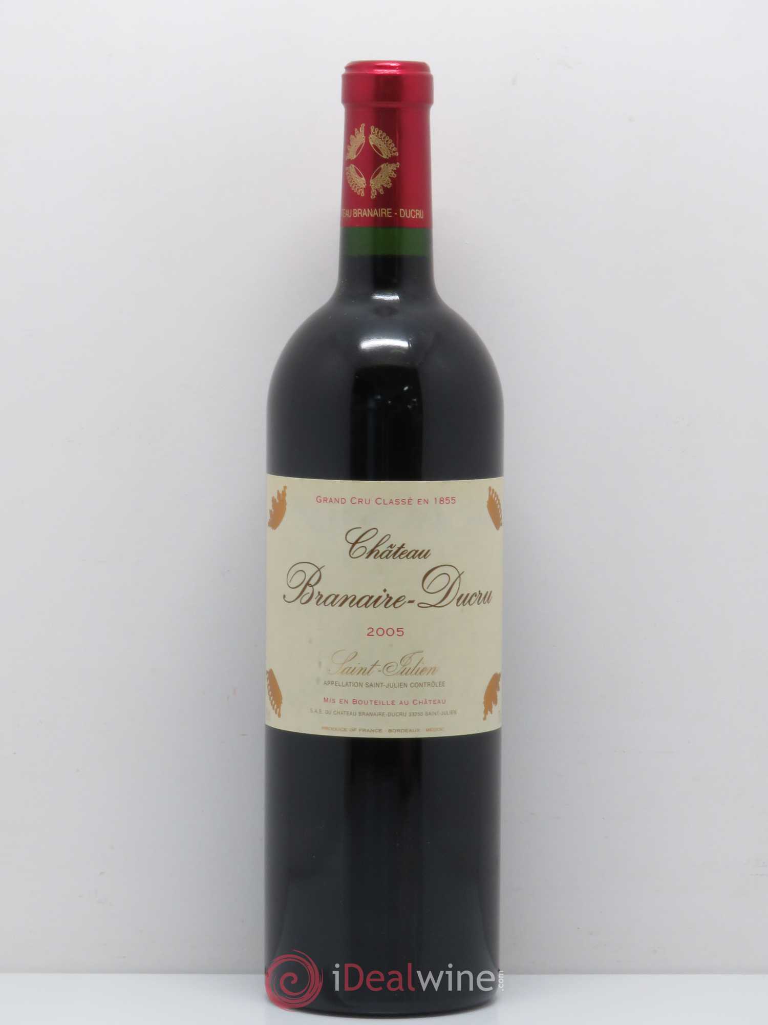 Château Branaire Ducru 4ème Grand Cru Classé 2005 - Lot de 1 bouteille - 0