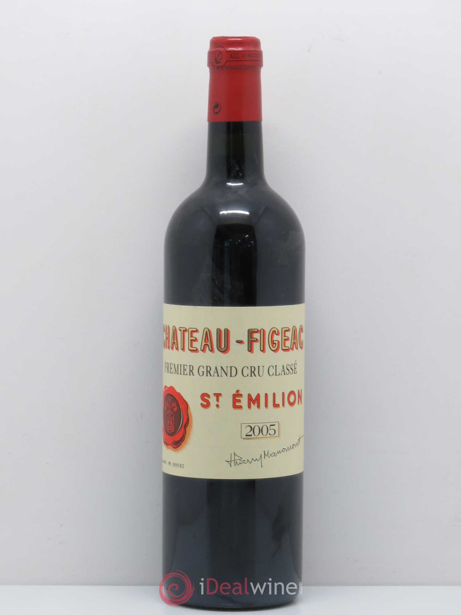 Château Figeac 1er Grand Cru Classé A 2005 - Lot de 1 bouteille - 0
