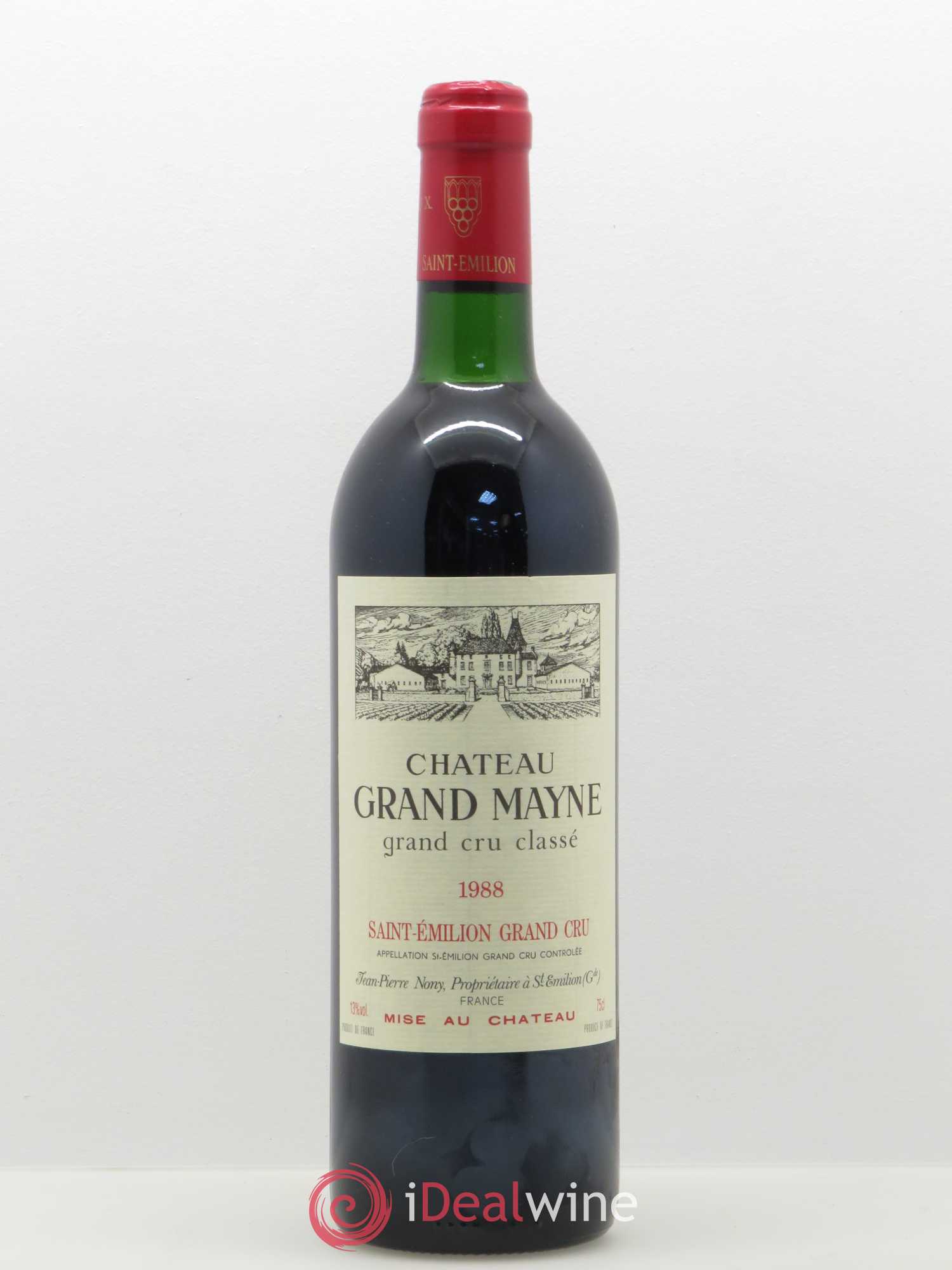 Château Grand Mayne Grand Cru Classé 1988 - Lot de 1 bouteille - 0