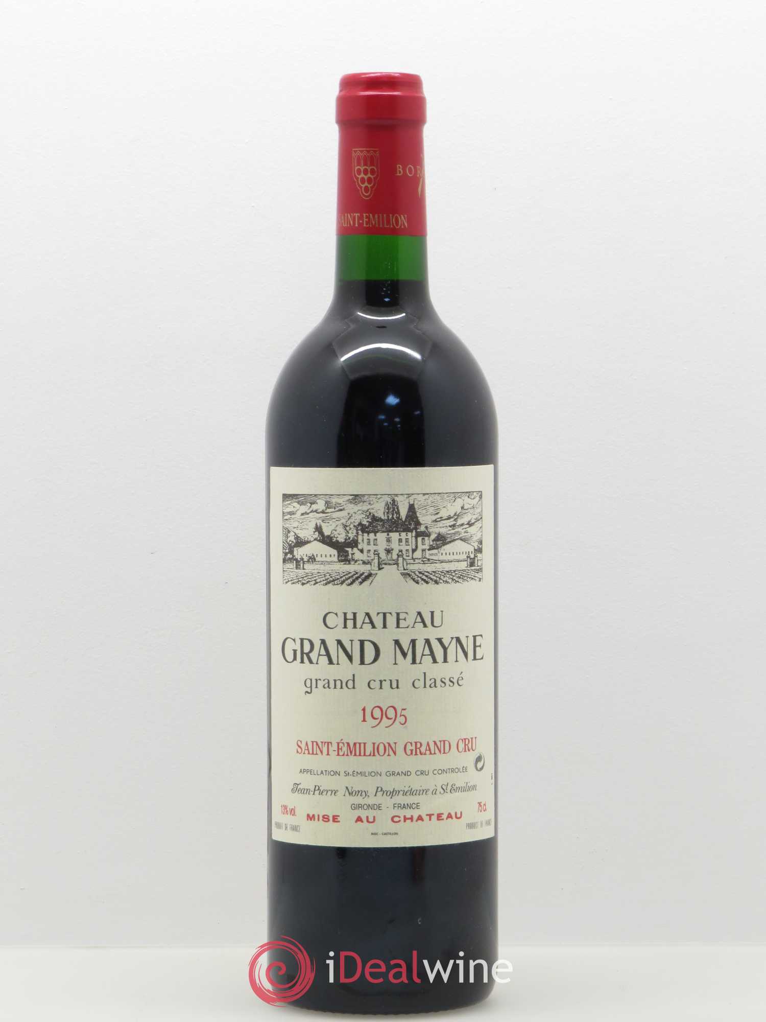 Château Grand Mayne Grand Cru Classé 1995 - Lot de 1 bouteille - 0
