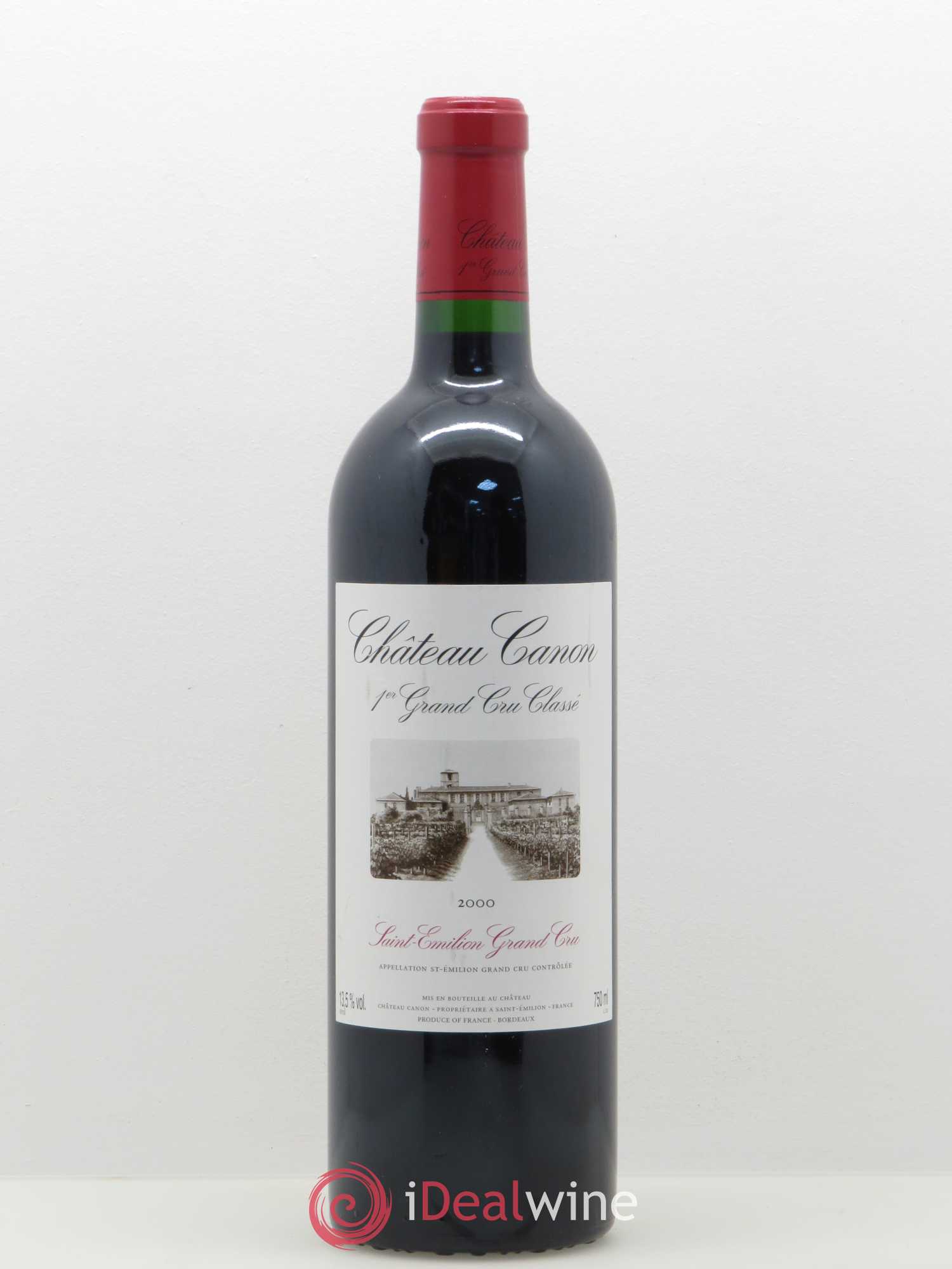 Château Canon 1er Grand Cru Classé B 2000 - Lot de 1 bouteille - 0