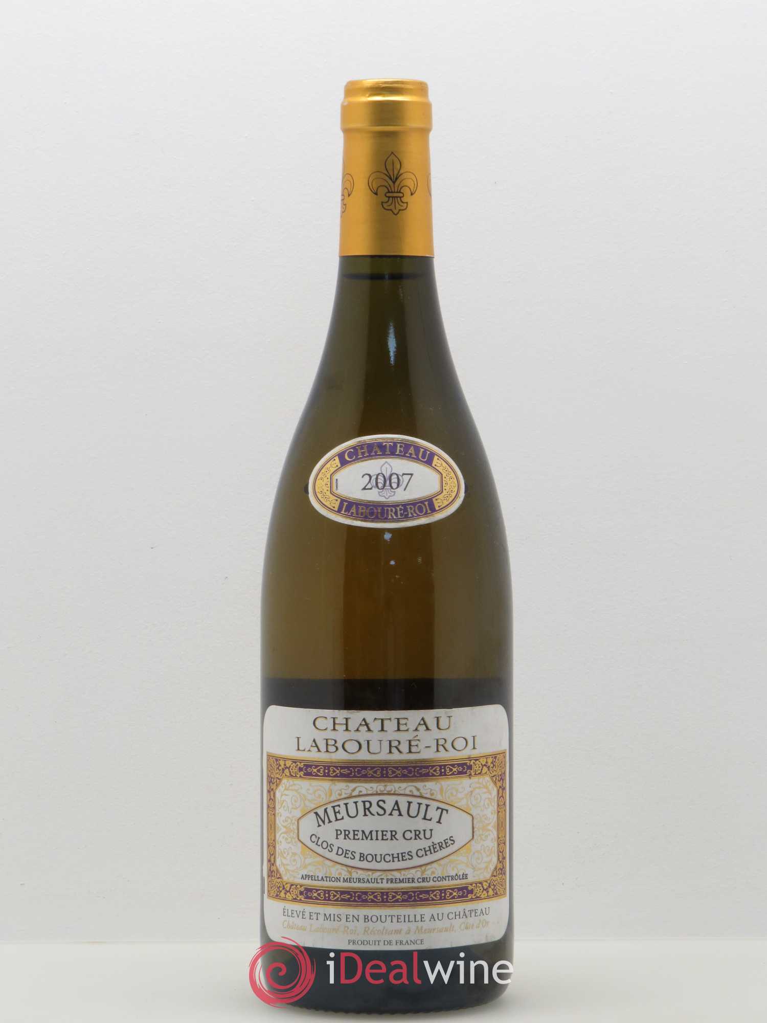 Meursault 1er Cru Clos des Bouches Chères - Labouré Roi 2007 - Posten von 1 Flasche - 0