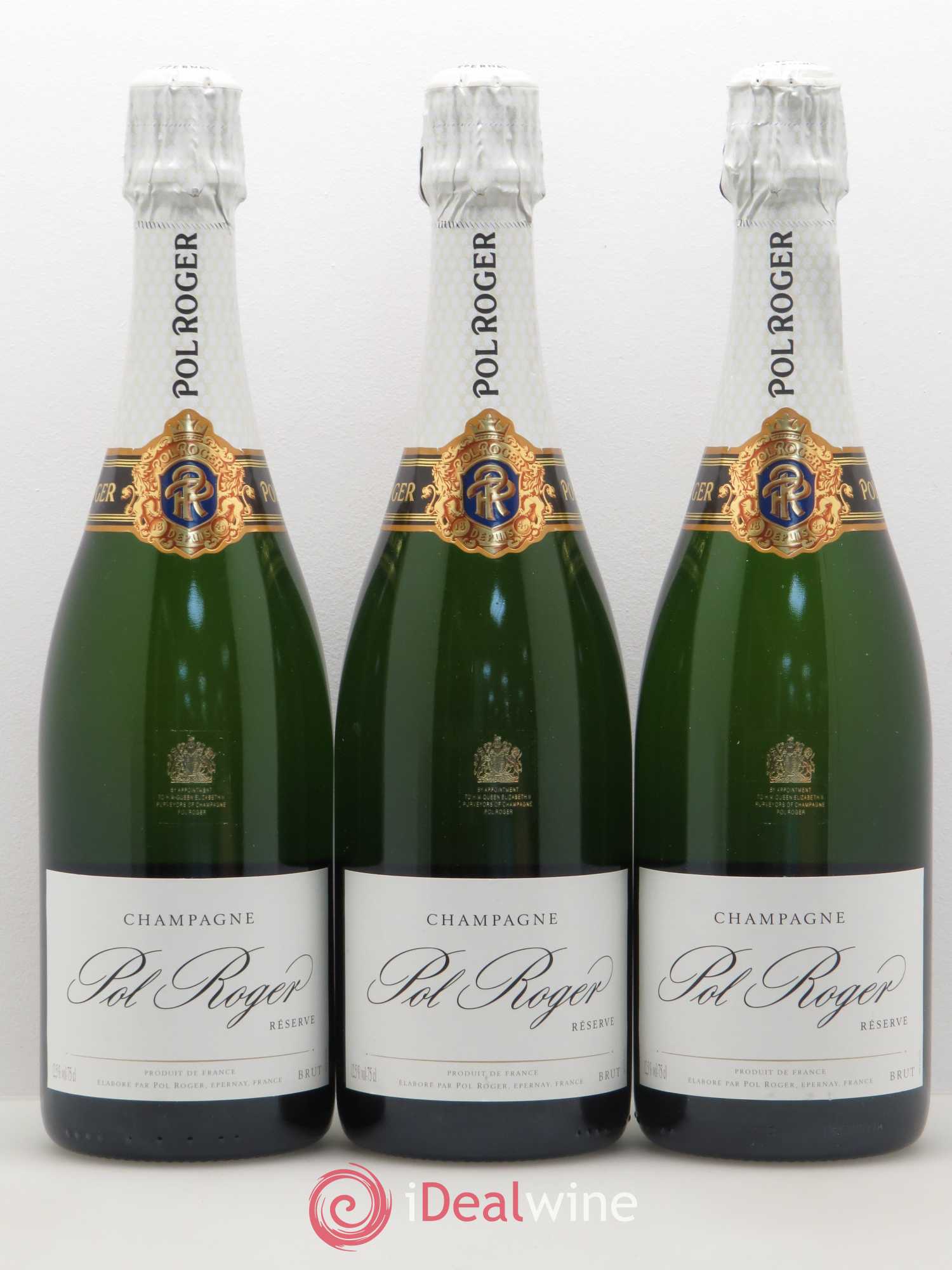 Brut Réserve Pol Roger - Lot de 3 bouteilles - 0