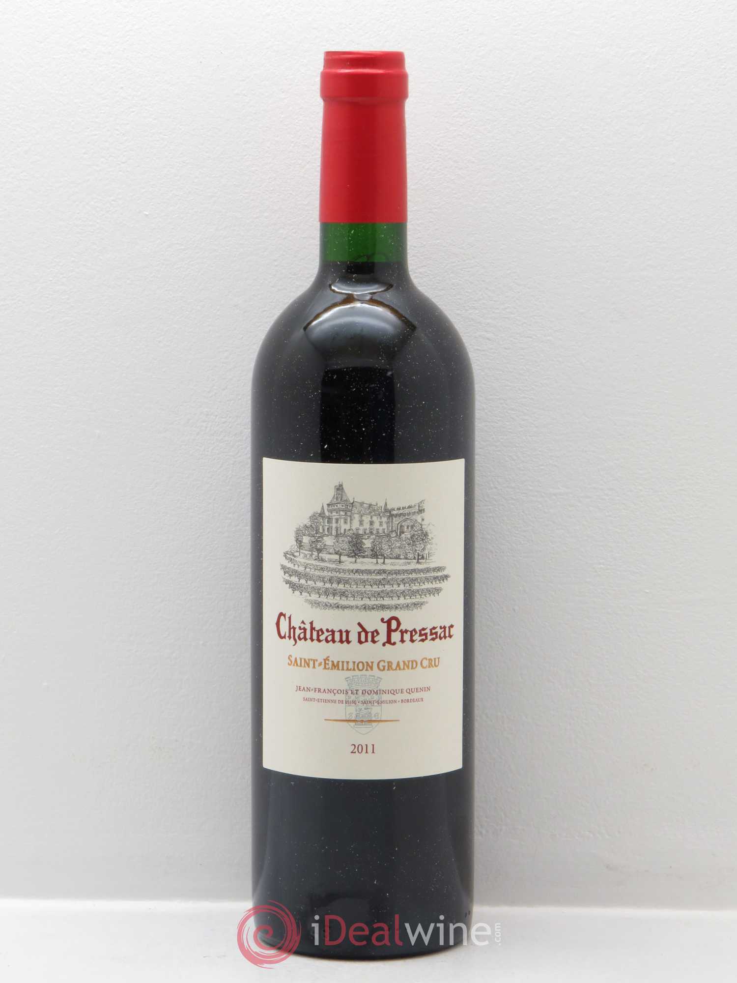 Château de Pressac Grand Cru Classé 2011 - Lot de 1 bouteille - 0